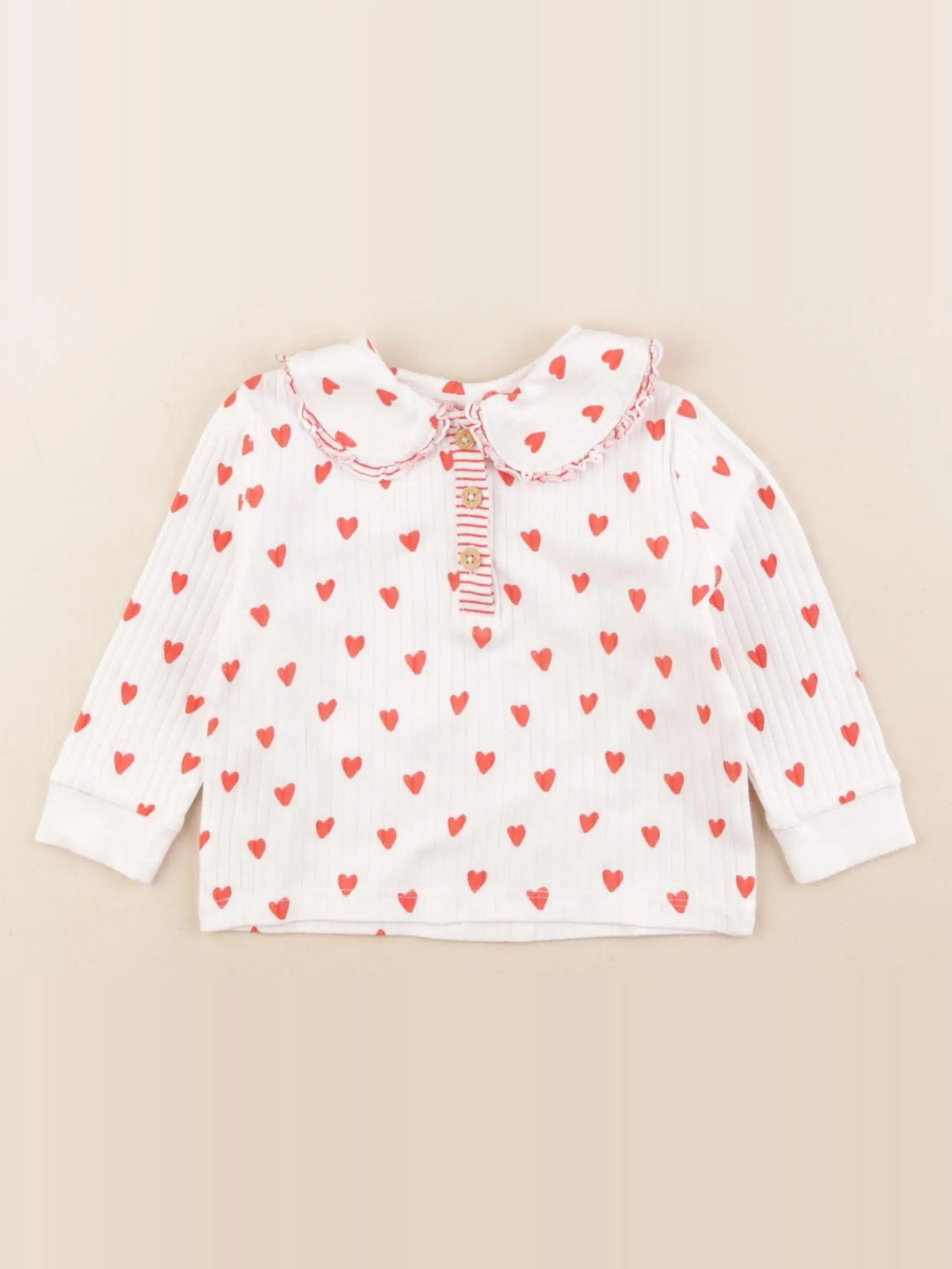Boutchou - tee-shirt rouge - 6 mois