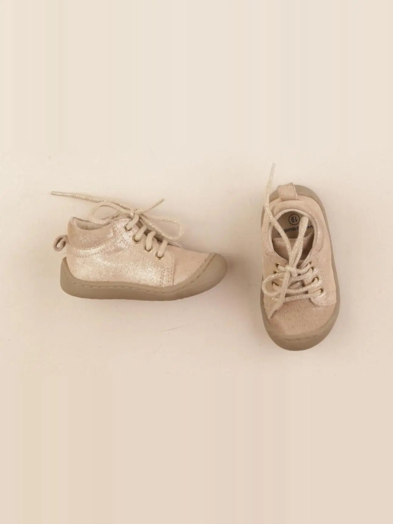 Vertbaudet - bottillons beige, bronze - pointure 19