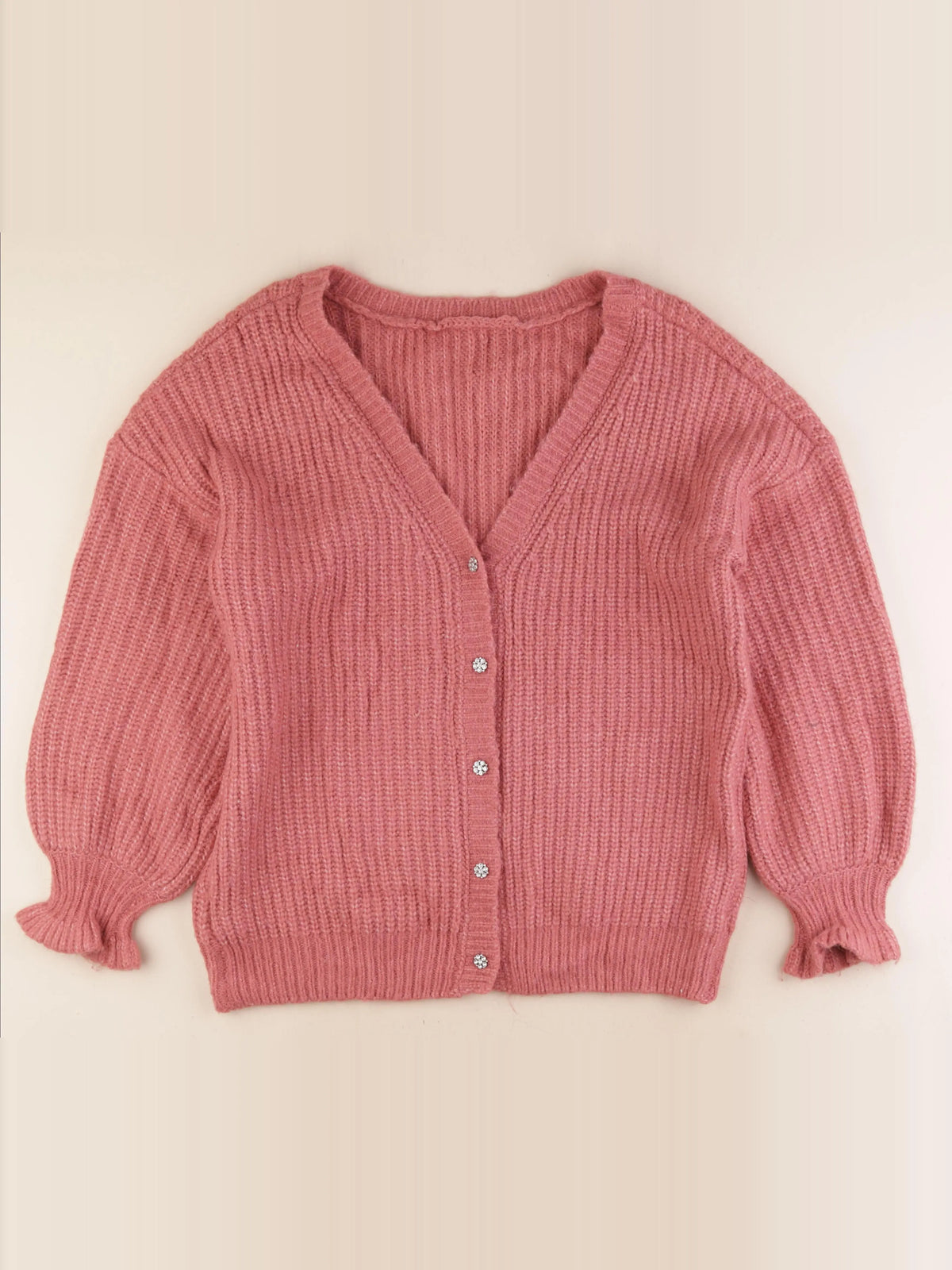 Envie de fraise - gilet grossesse rose - 42 à 44