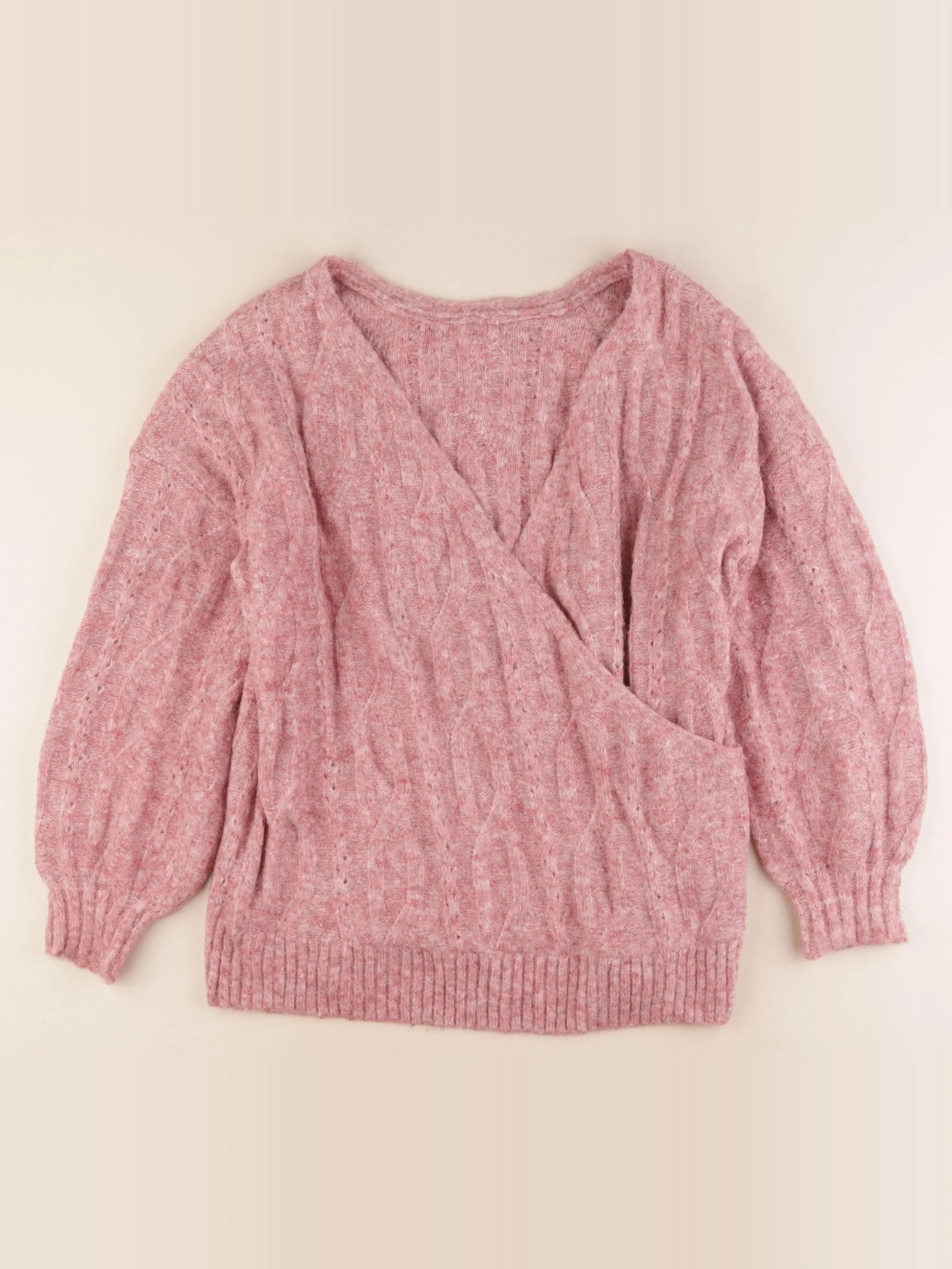 Envie de fraise - pull grossesse rose - 42 à 44