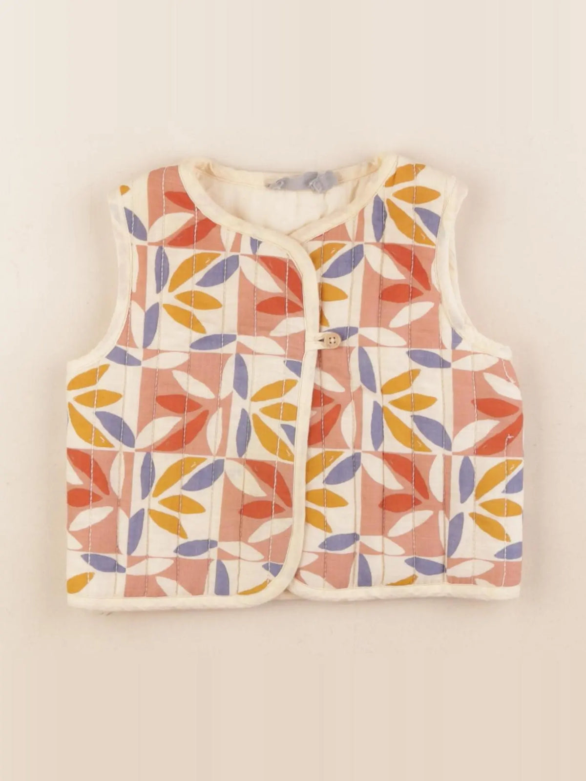 Boutchou - gilet multicolore - 9 mois