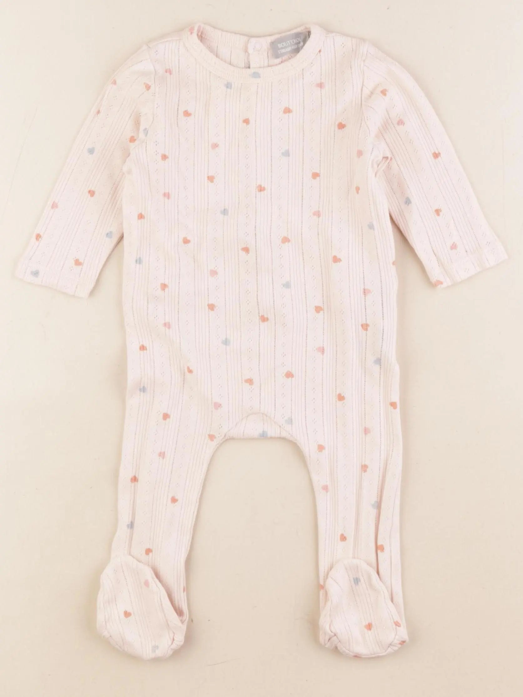 Boutchou - pyjama coton rose - 6 mois