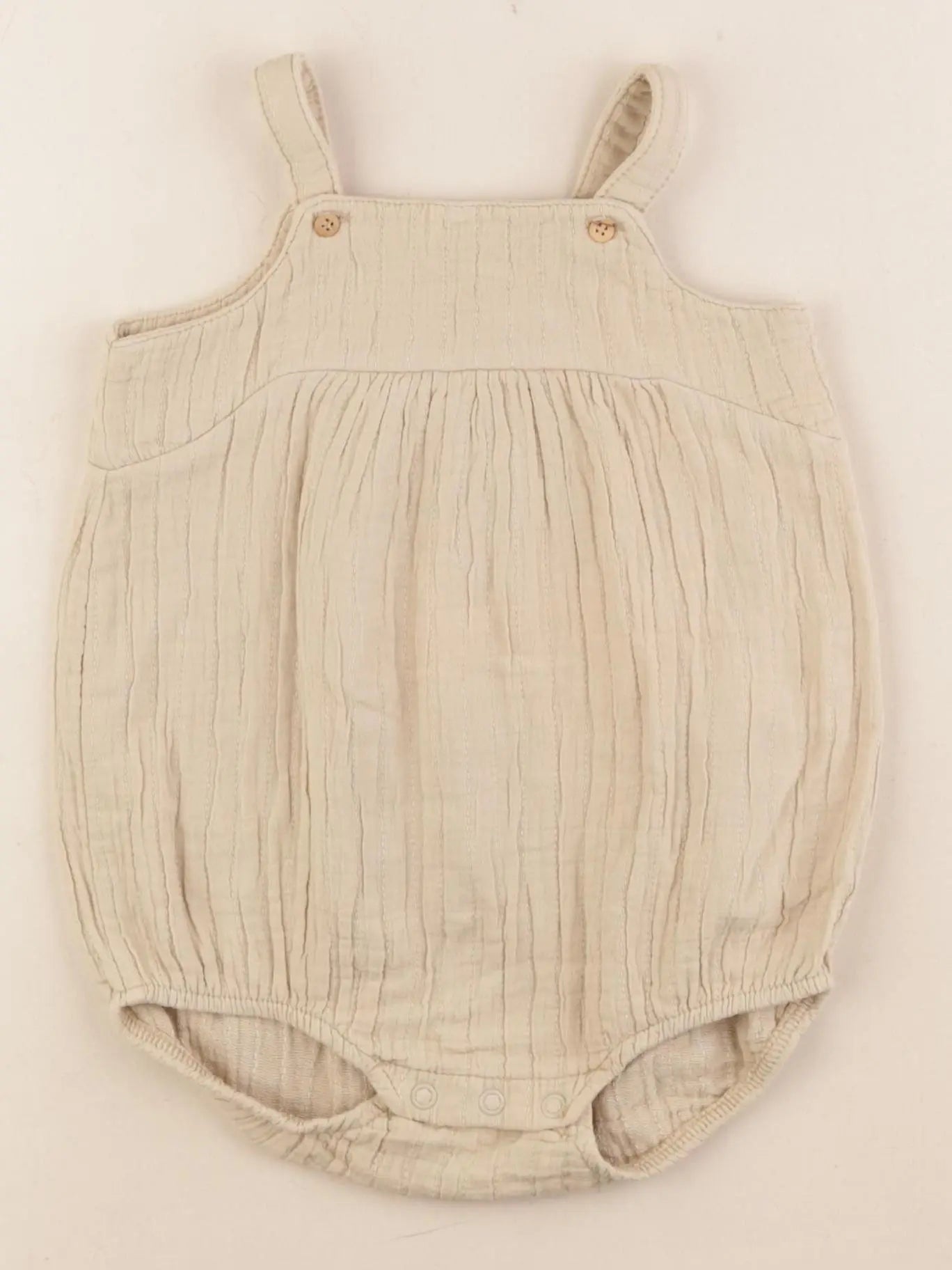 Zara - salopette beige - 3/6 mois