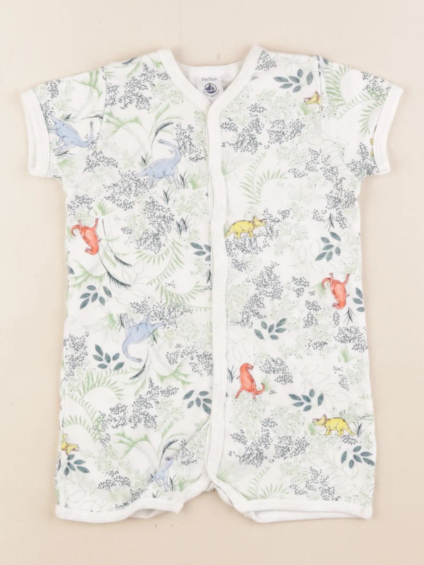 Petit Bateau - pyjama coton multicolore - 12 mois