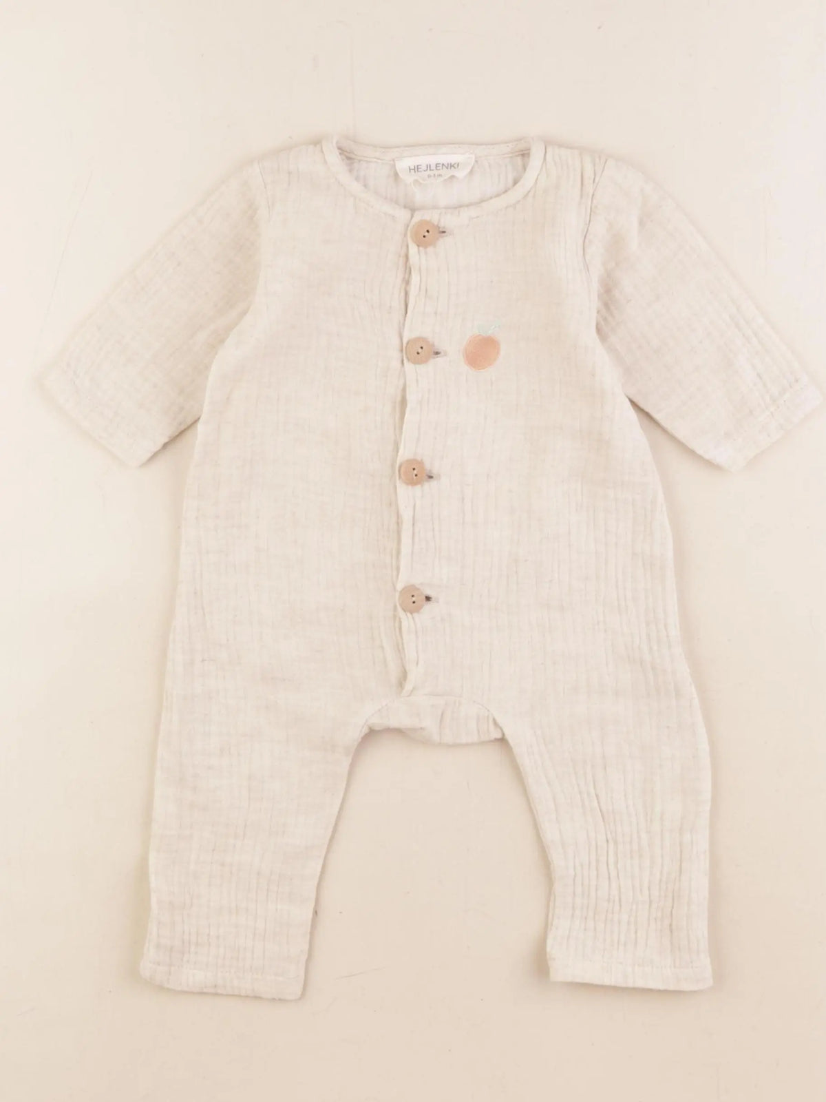 Hejlenki - combinaison beige - 0/3 mois