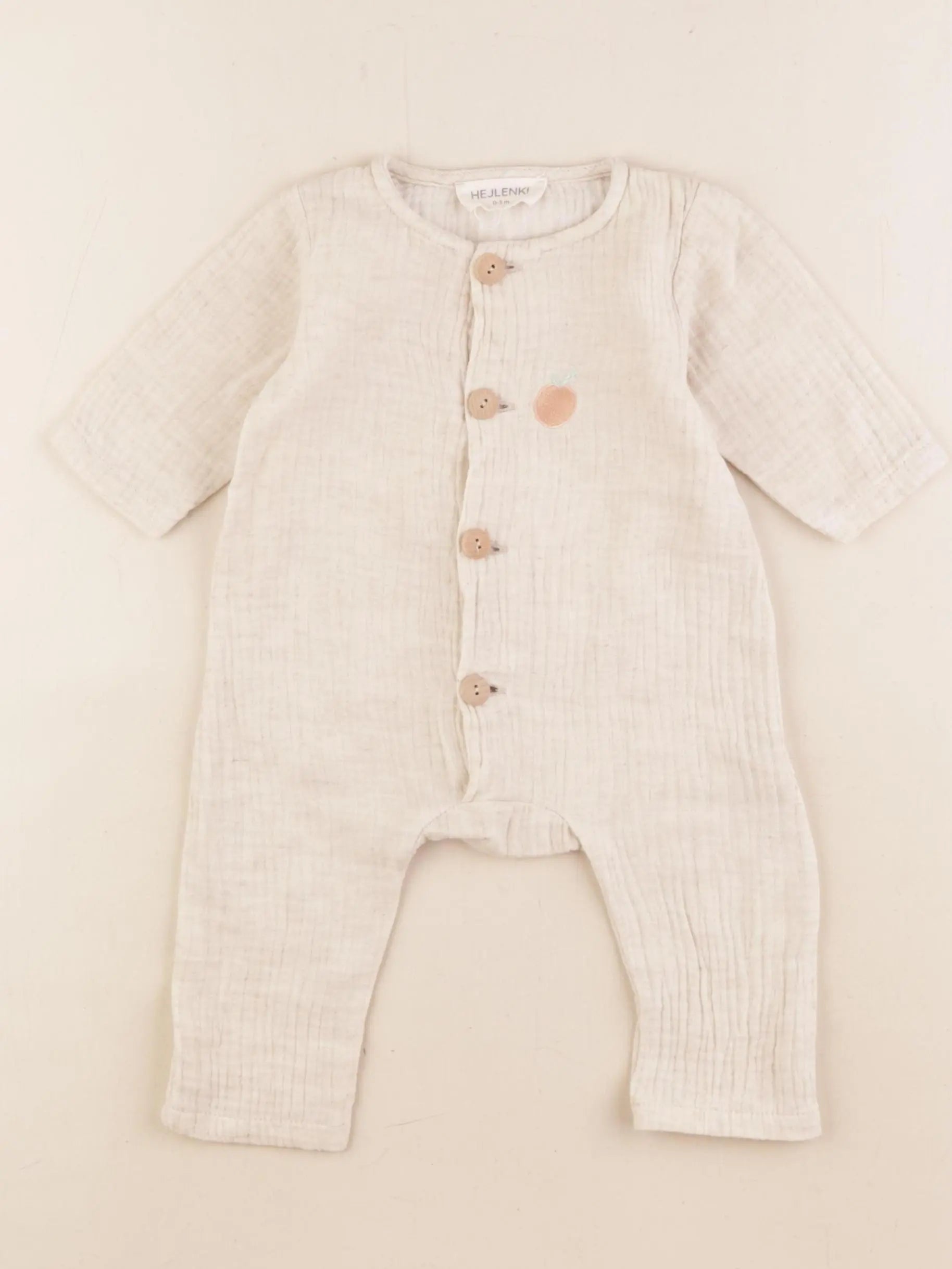 Hejlenki - combinaison beige - 0/3 mois