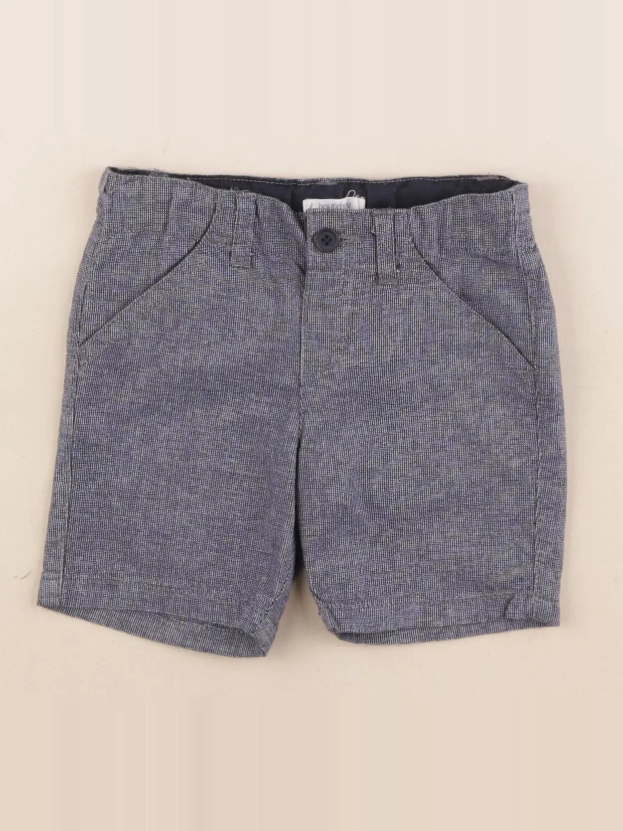 Boutchou - short bleu - 6 mois