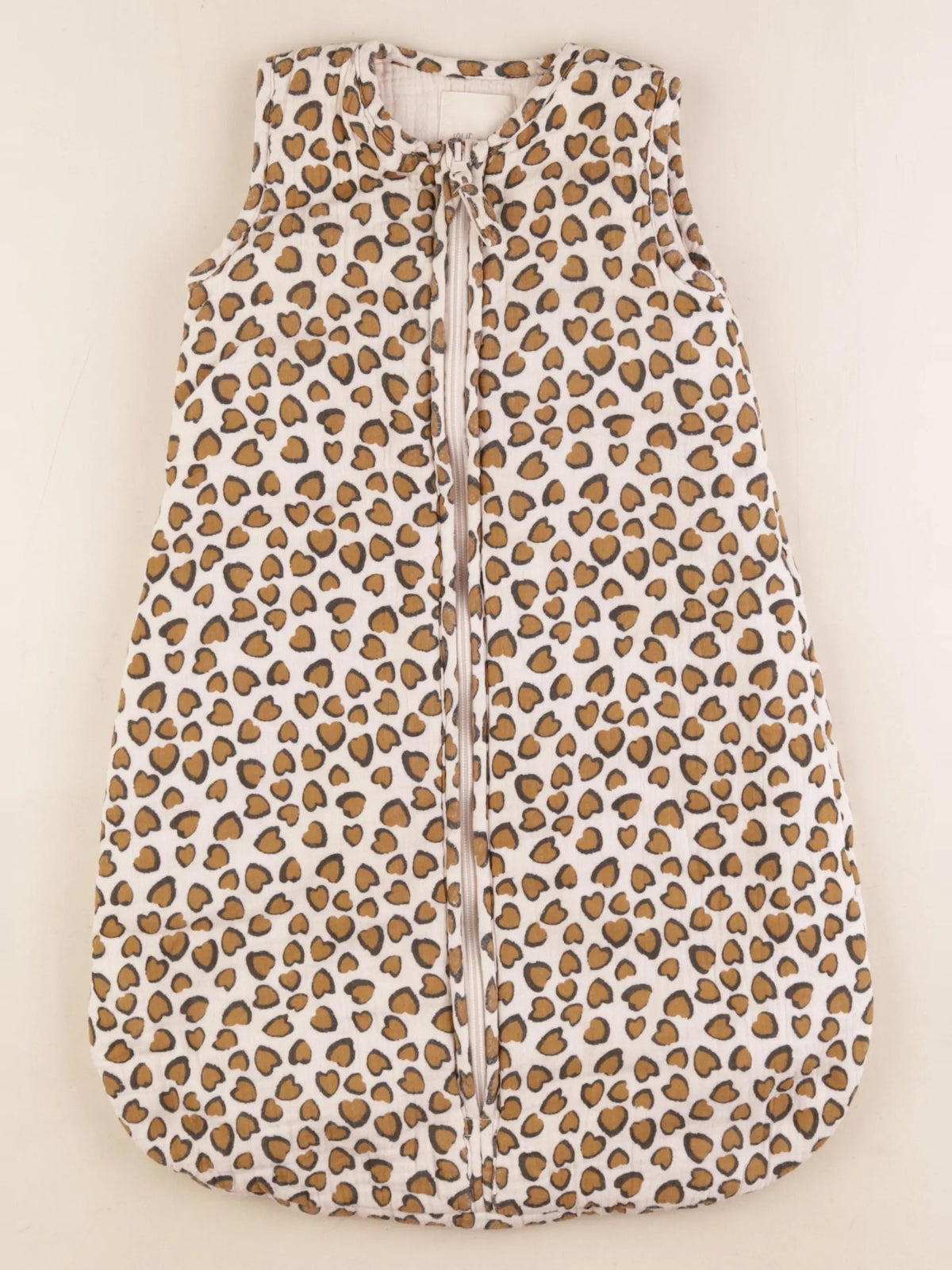Jolie Saison - gigoteuse marron, beige - 0/6 mois