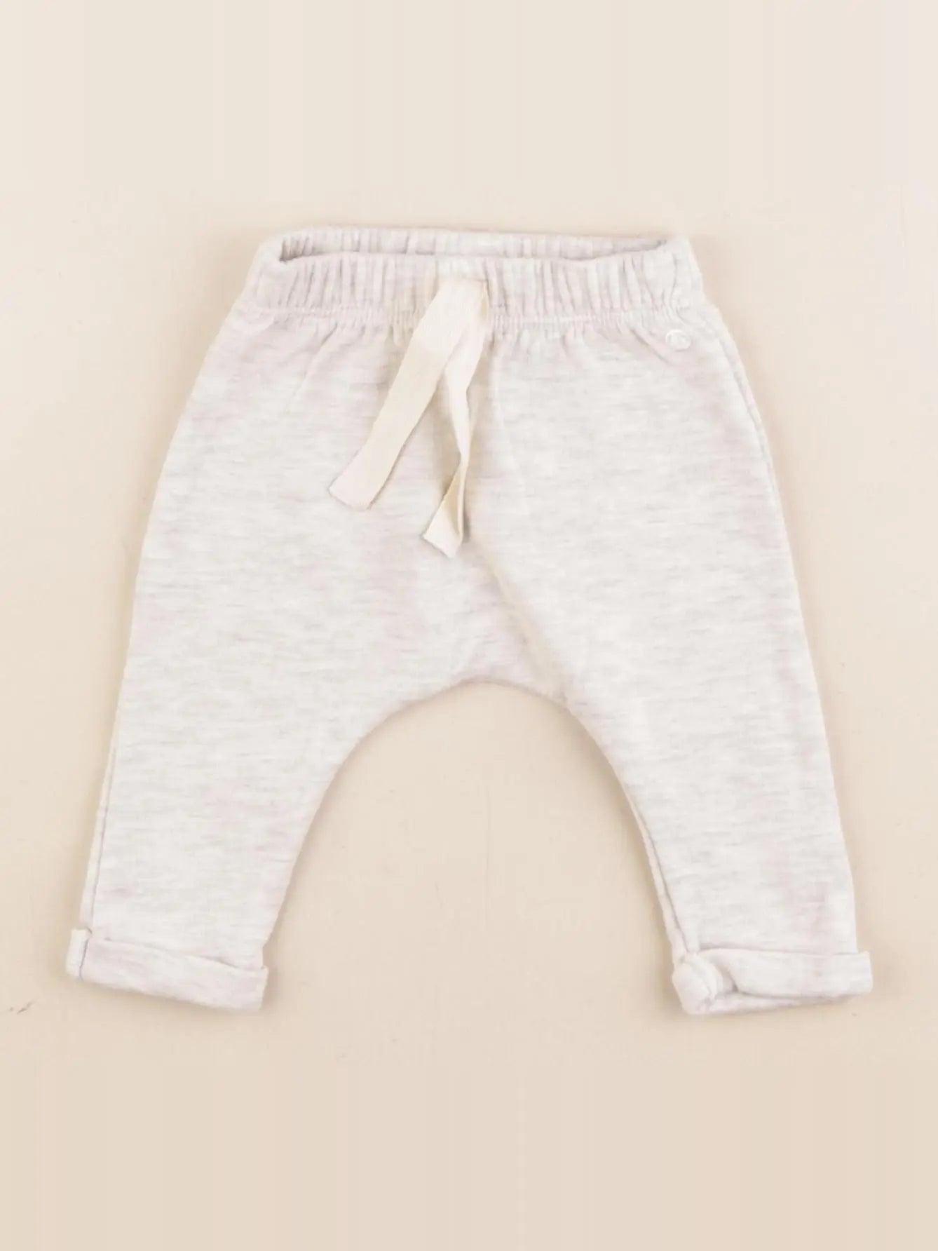 Petit Bateau - sarouel gris - 3 mois
