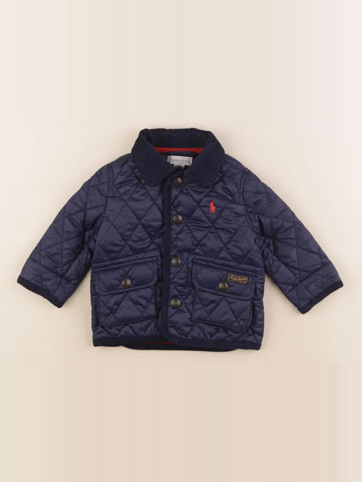Ralph Lauren - veste bleu - 6 mois
