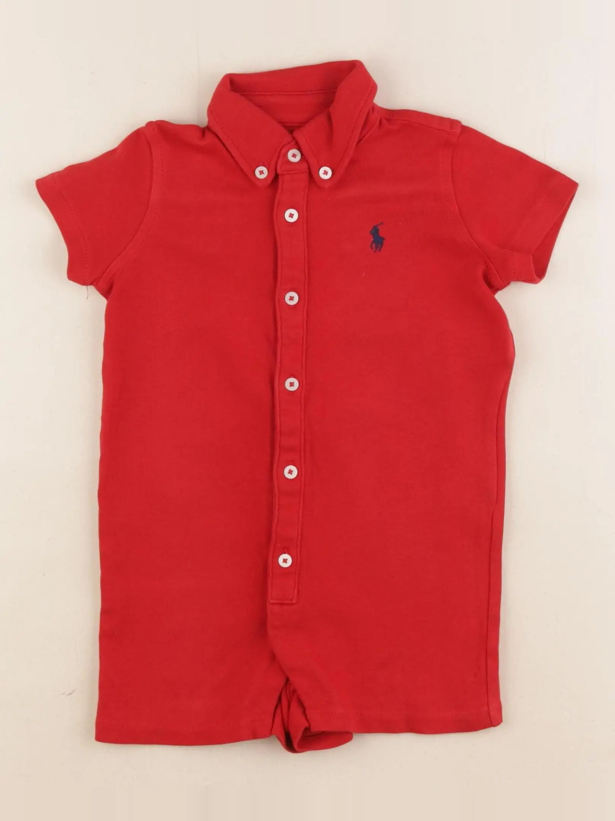Ralph Lauren - combinaison rouge - 9 mois