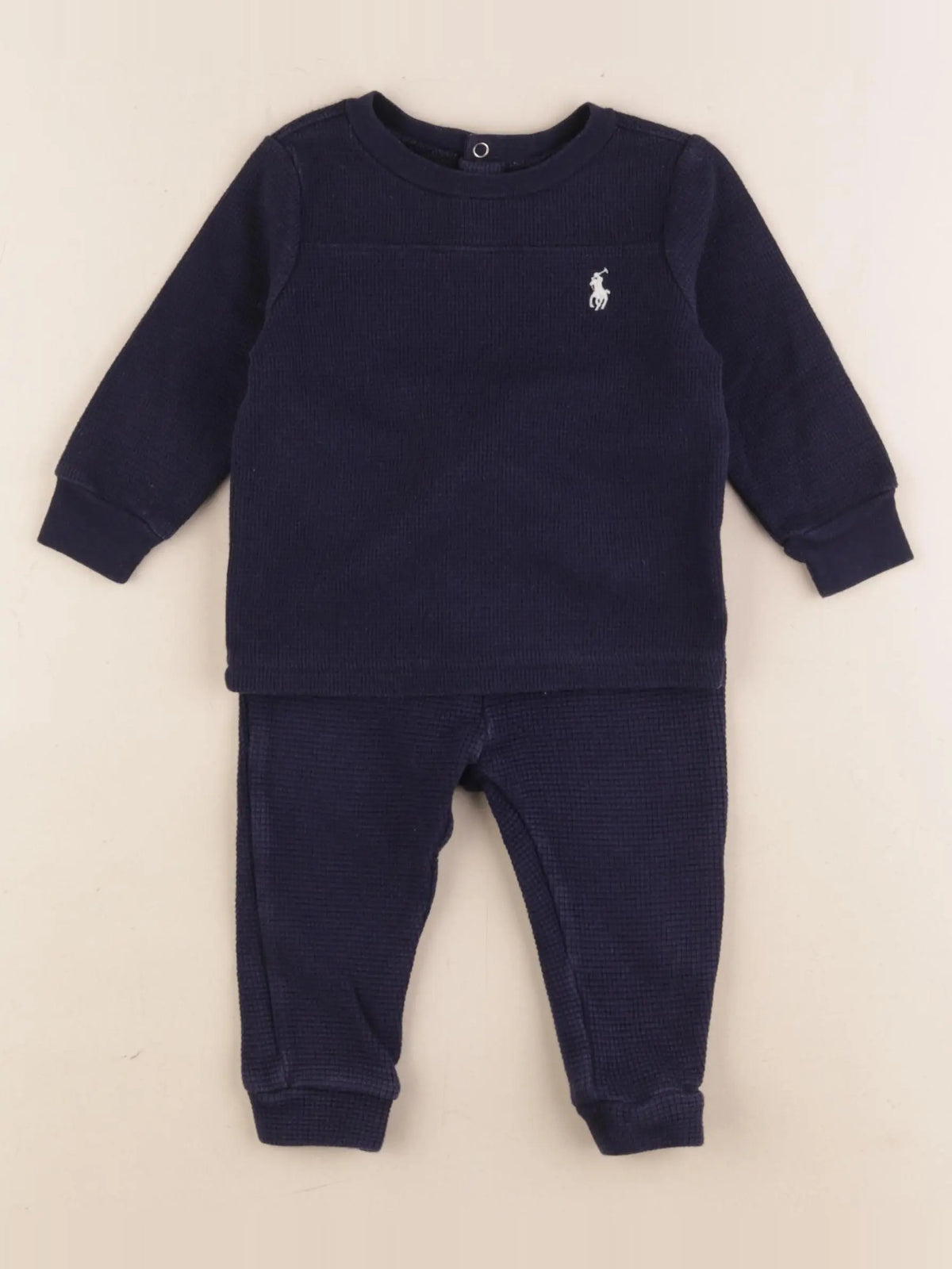 Ralph Lauren - ensemble bleu - 9 mois
