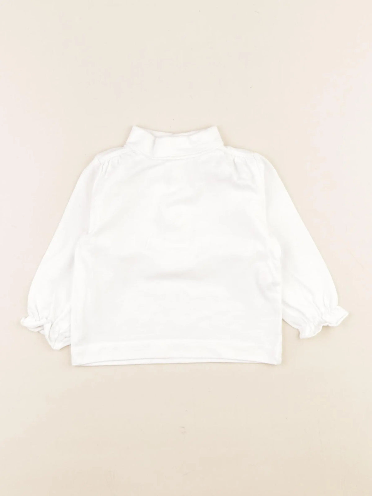Natalys - sous-pull blanc - 6 mois