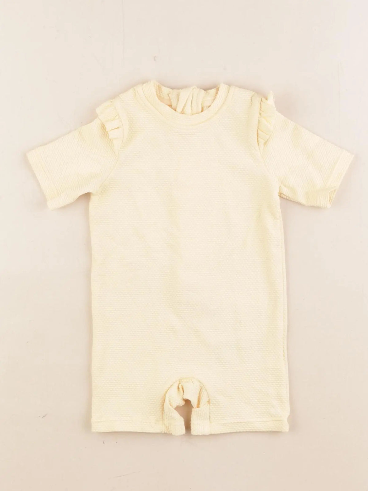 H&M - combi de bain jaune - 2/6 mois