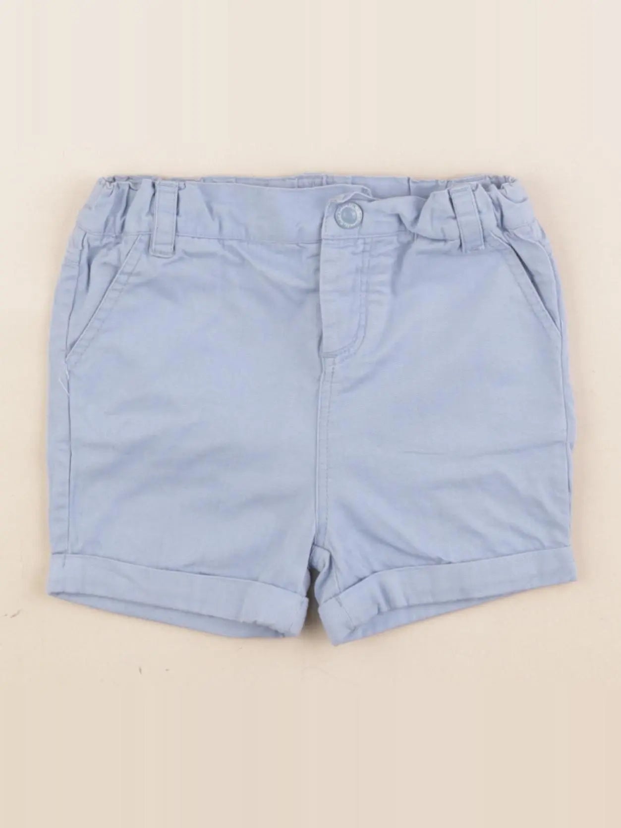 Cadet Rousselle - short bleu - 12 mois