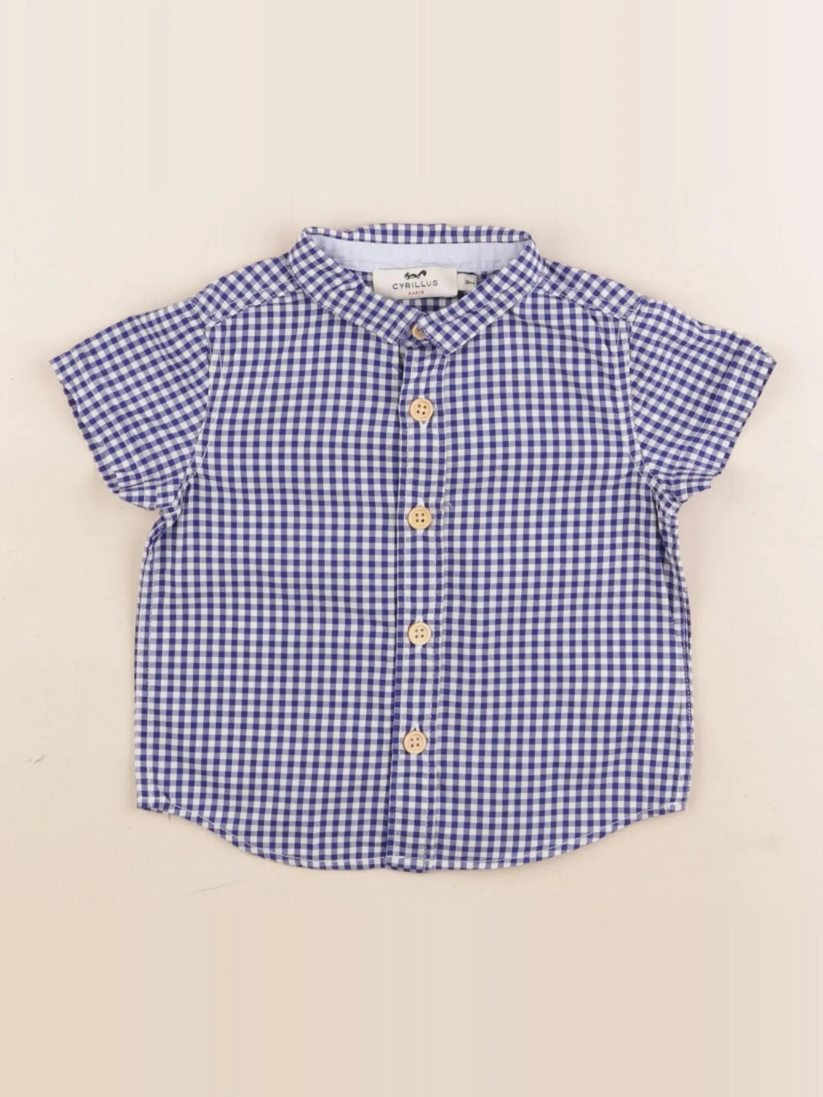Cyrillus - chemise bleu - 9 mois