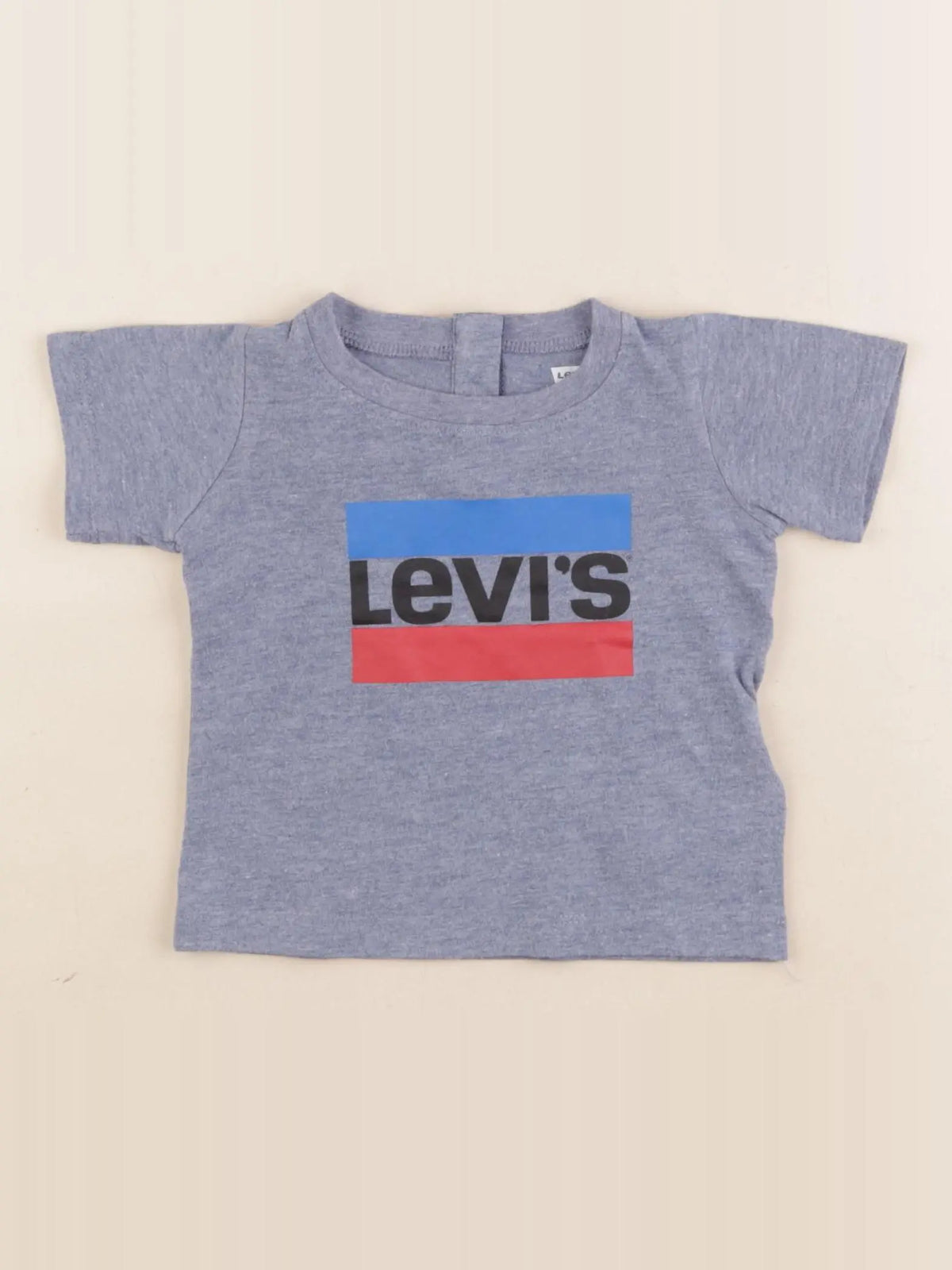 Levi's - tee-shirt bleu - 9 mois