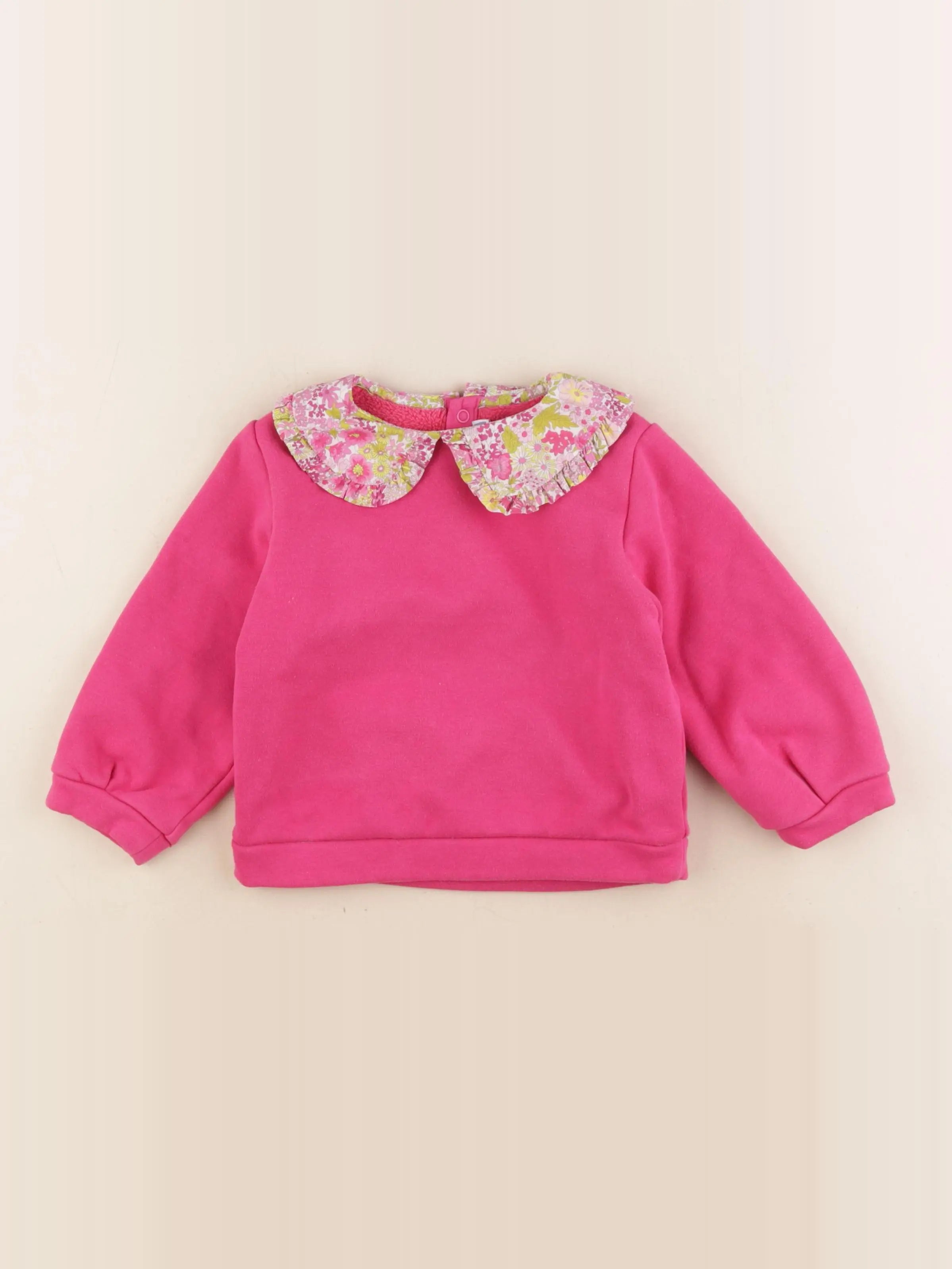 Jacadi - sweat rose - 36 mois