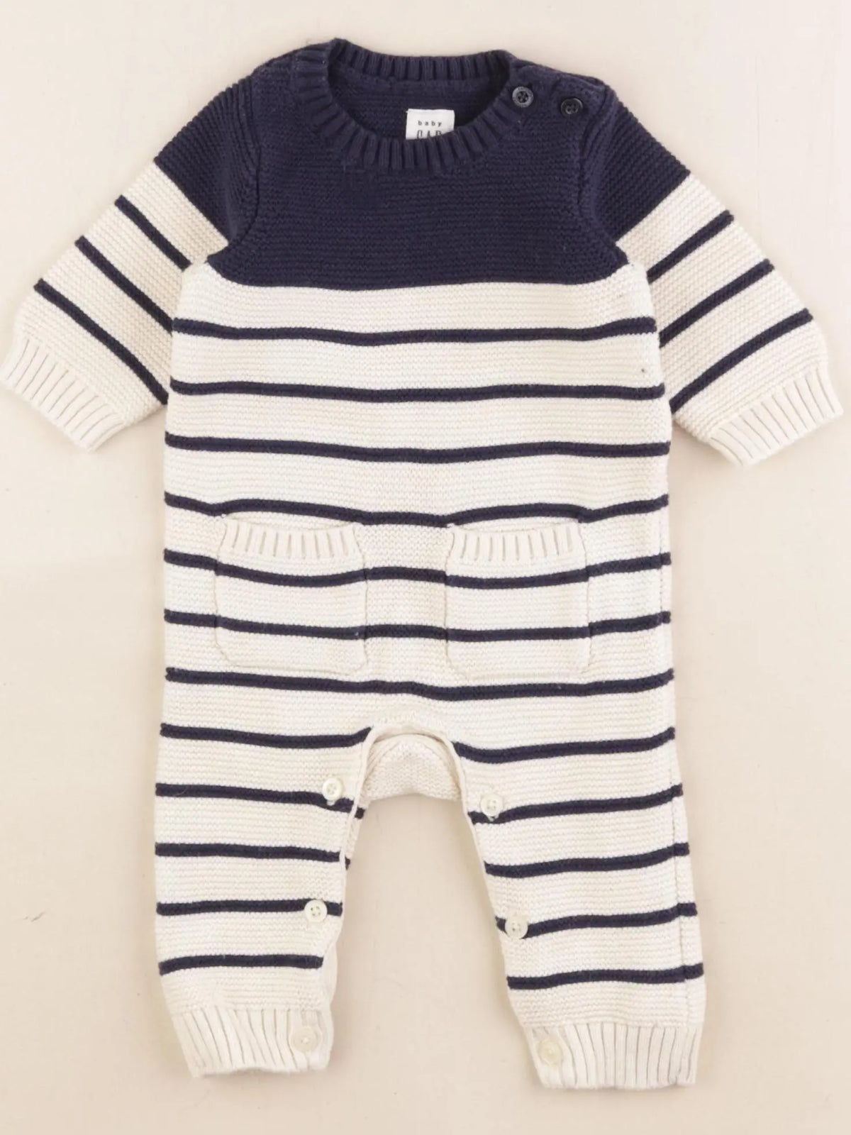 GAP - combinaison blanc - 0/3 mois