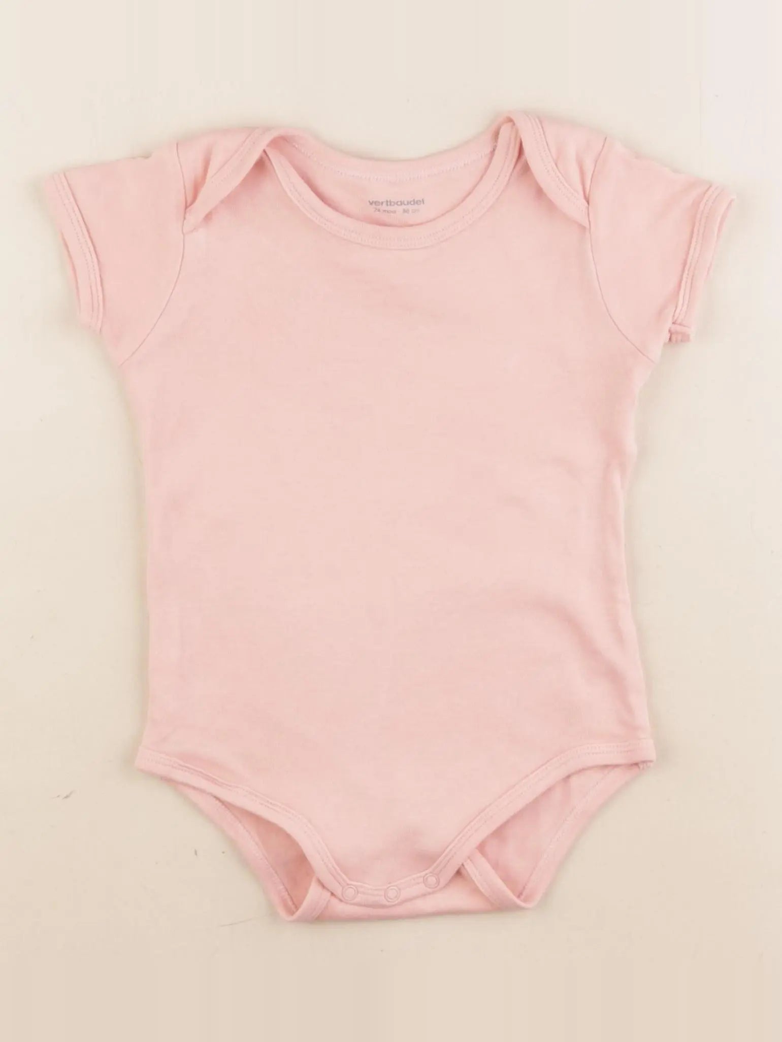 Vertbaudet - body rose - 24 mois