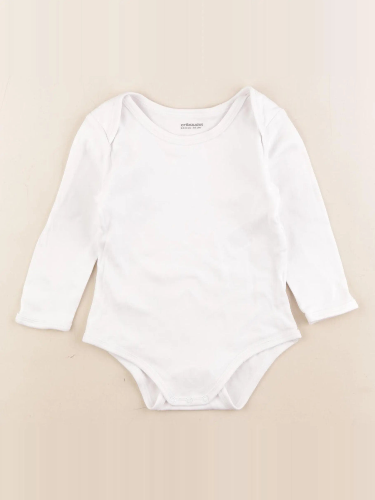 Vertbaudet - body blanc - 24 mois