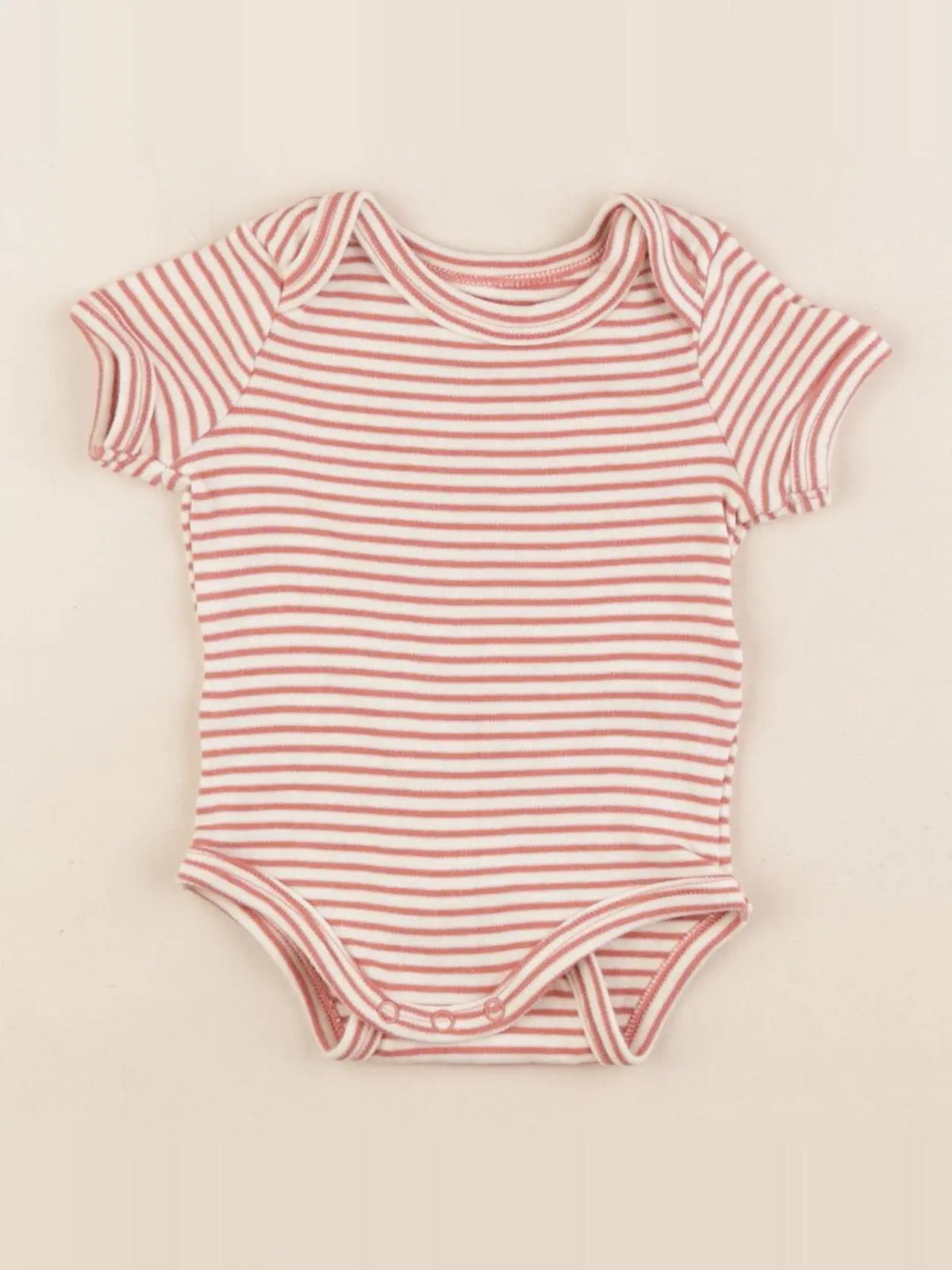 Vertbaudet - body beige - 3 mois