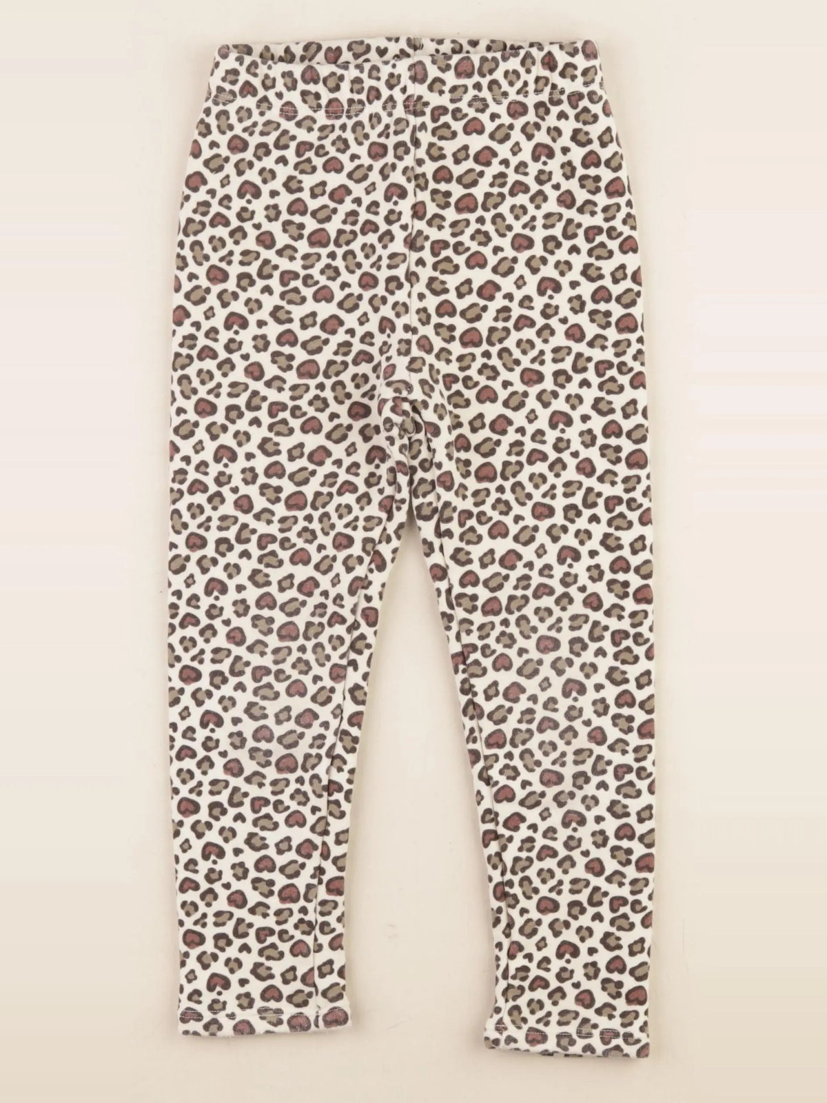 Vertbaudet - legging doublé marron - 5 ans