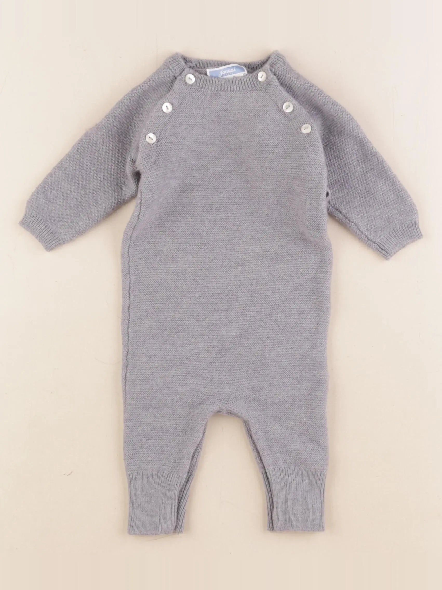 Jacadi - combinaison gris - 3 mois