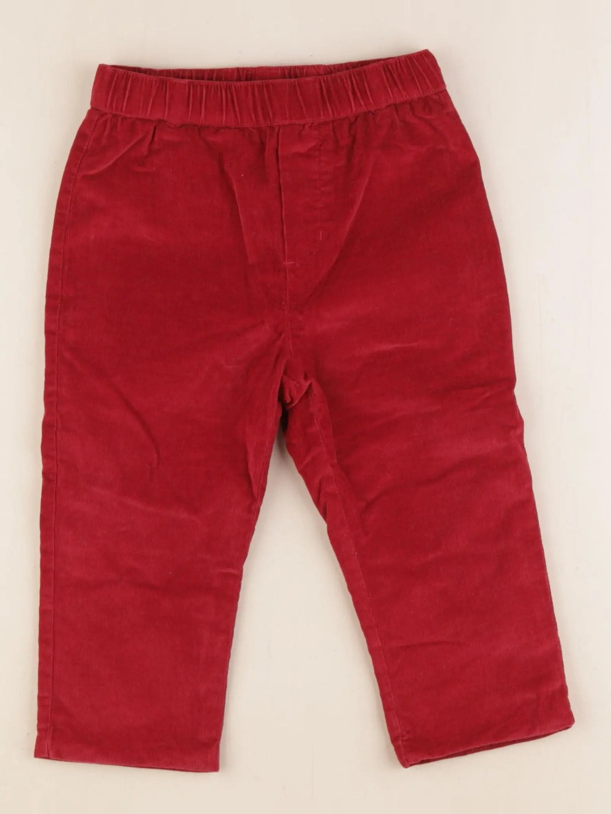 Jacadi - pantalon doublé rouge - 2 ans