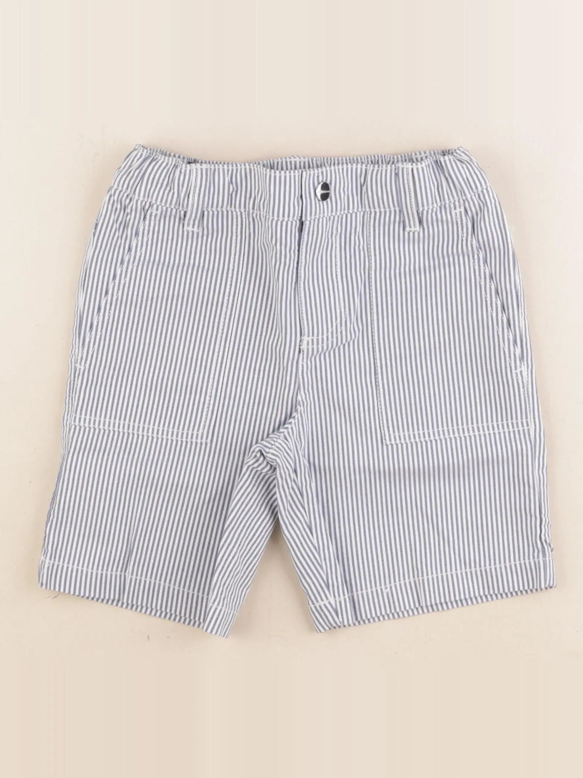 Jacadi - short blanc, bleu - 5 ans