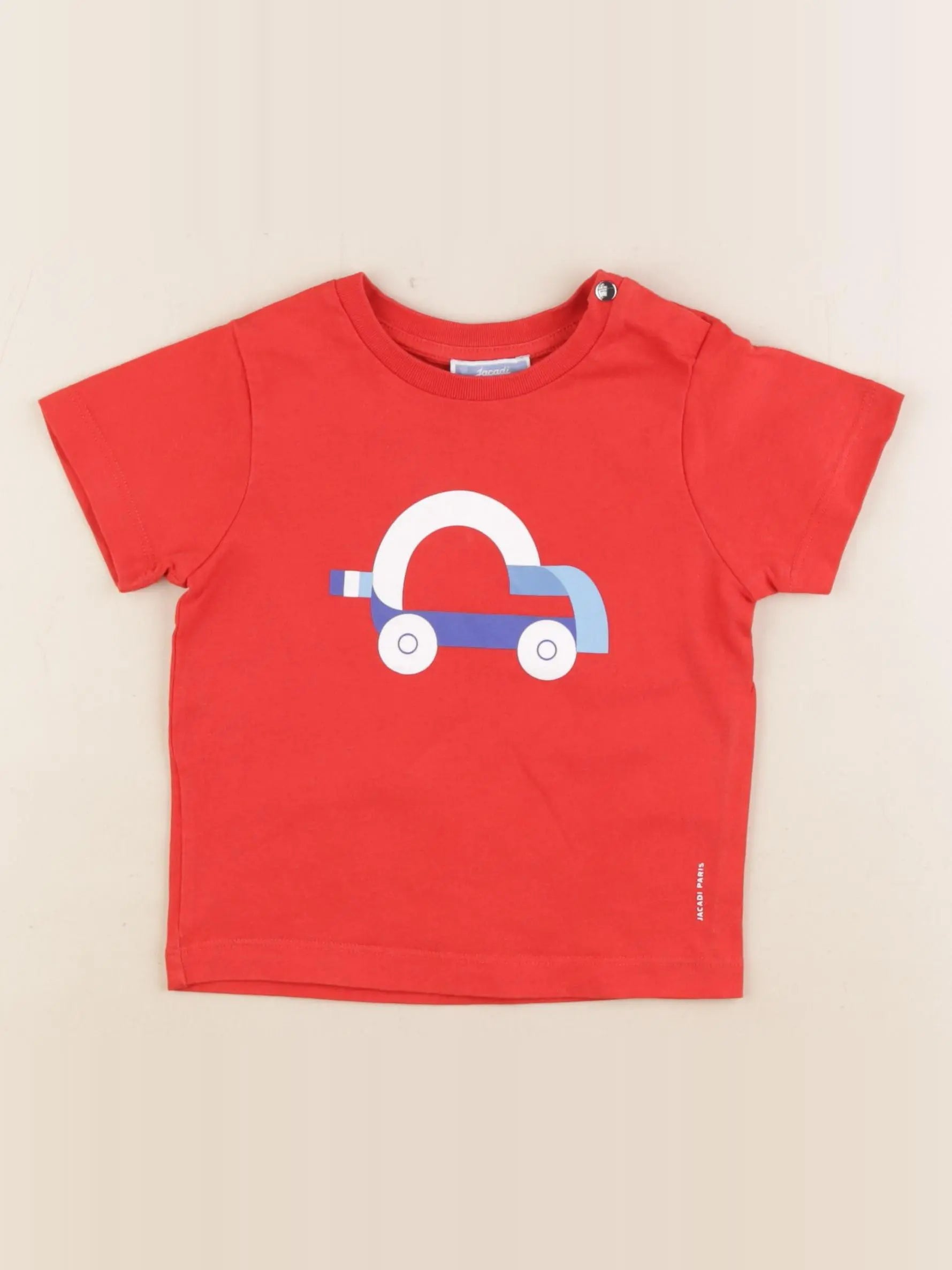 Jacadi - tee-shirt rouge - 2 ans