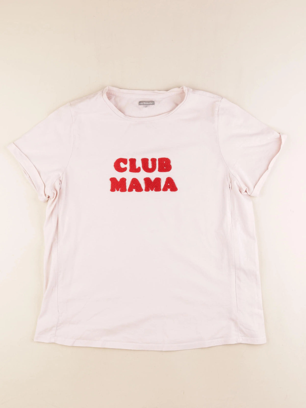 Vertbaudet - tee-shirt grossesse, allaitement rose - 46 à 48