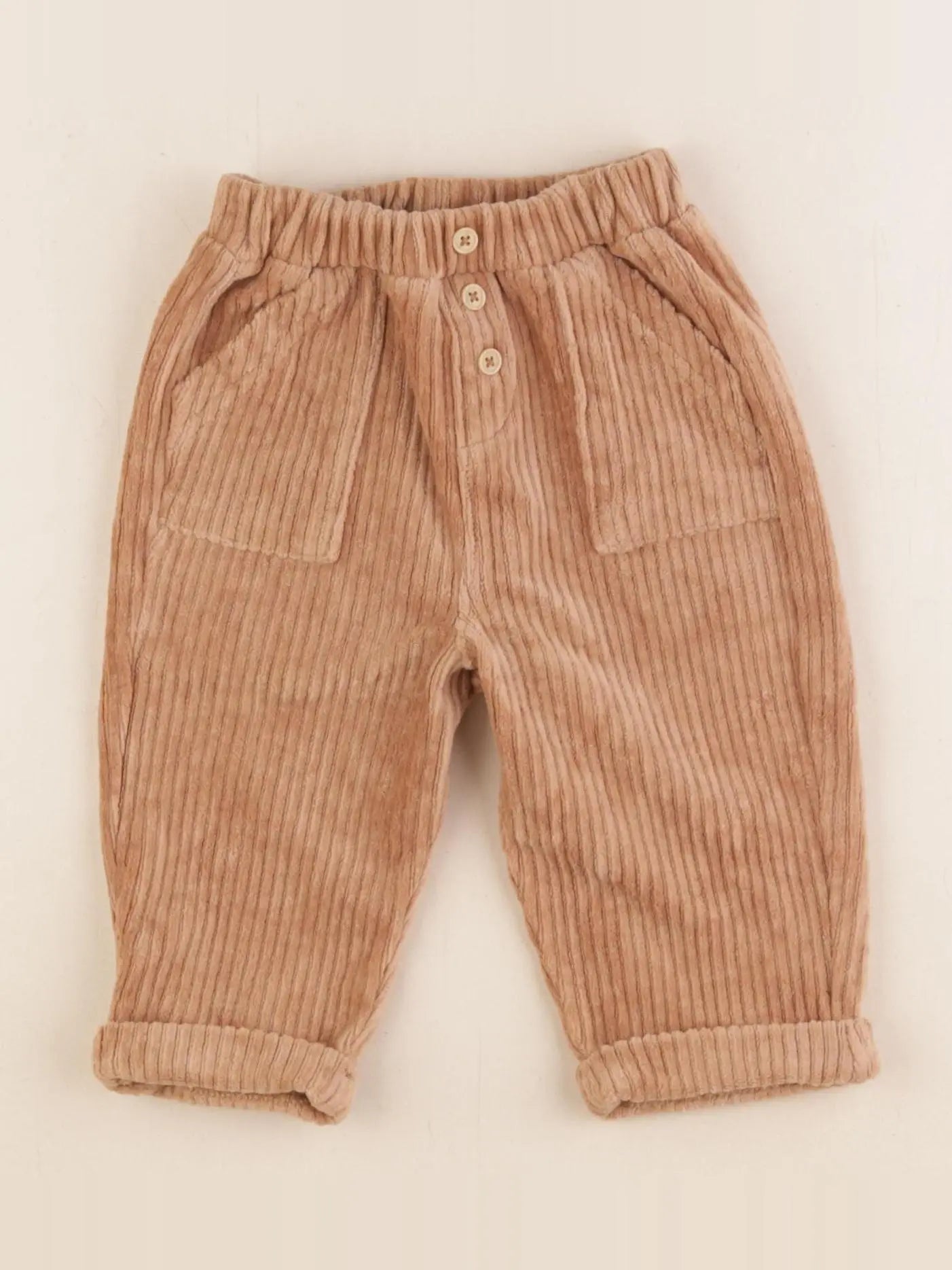 Vertbaudet - pantalon jaune - 6 mois