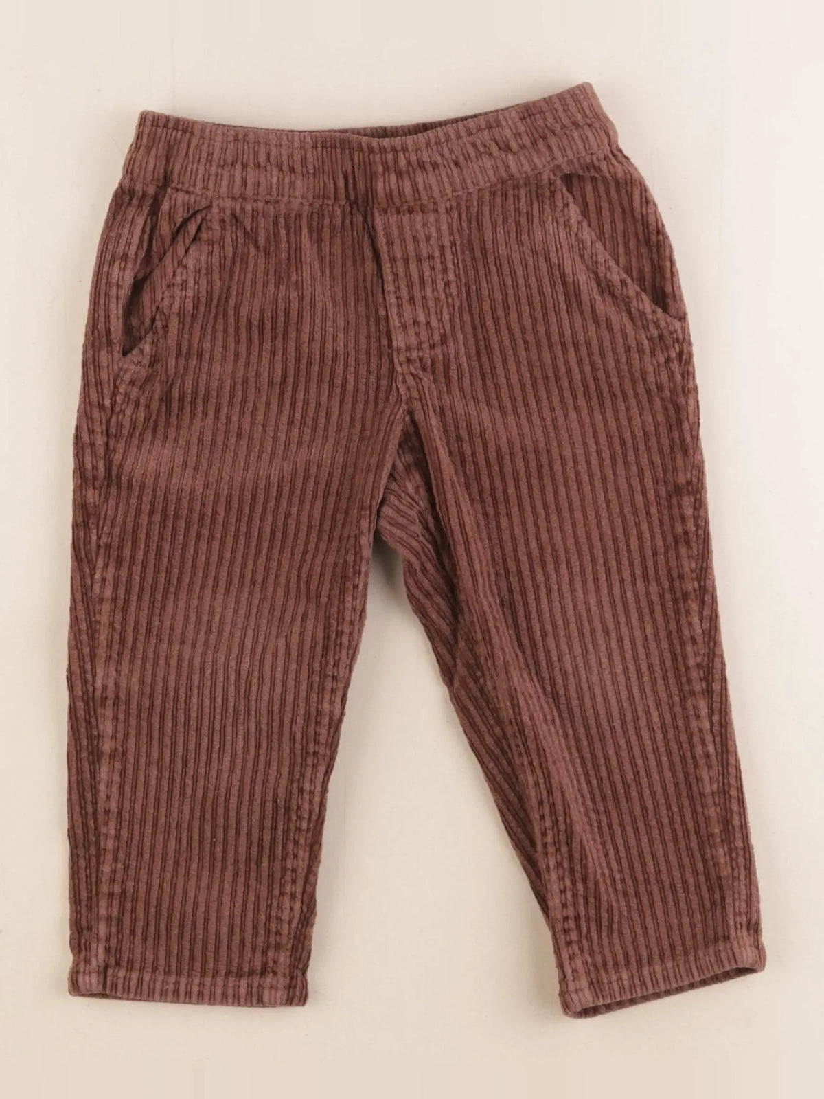Vertbaudet - pantalon marron - 2 ans