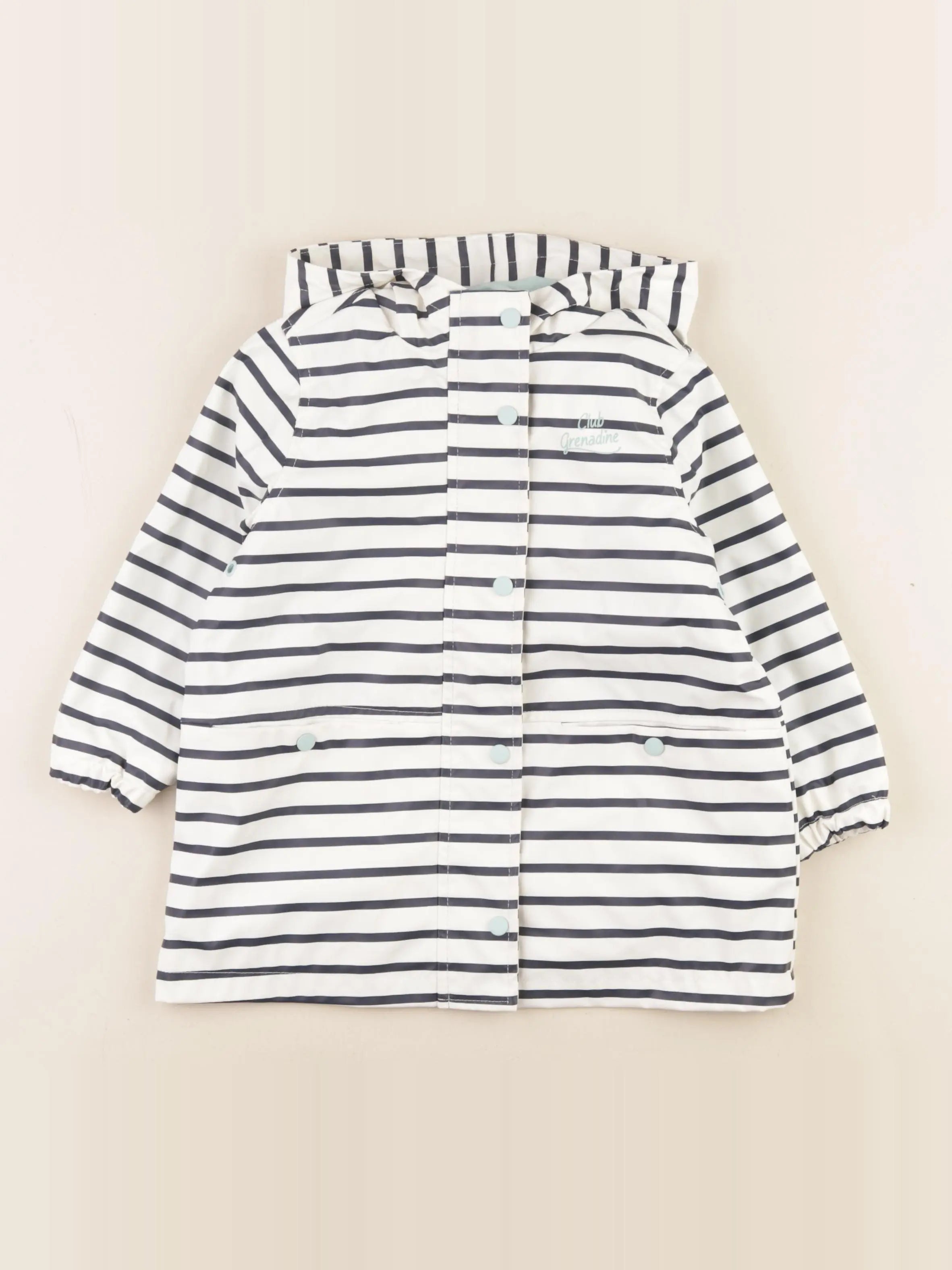 Vertbaudet - imperméable bleu - 3 ans
