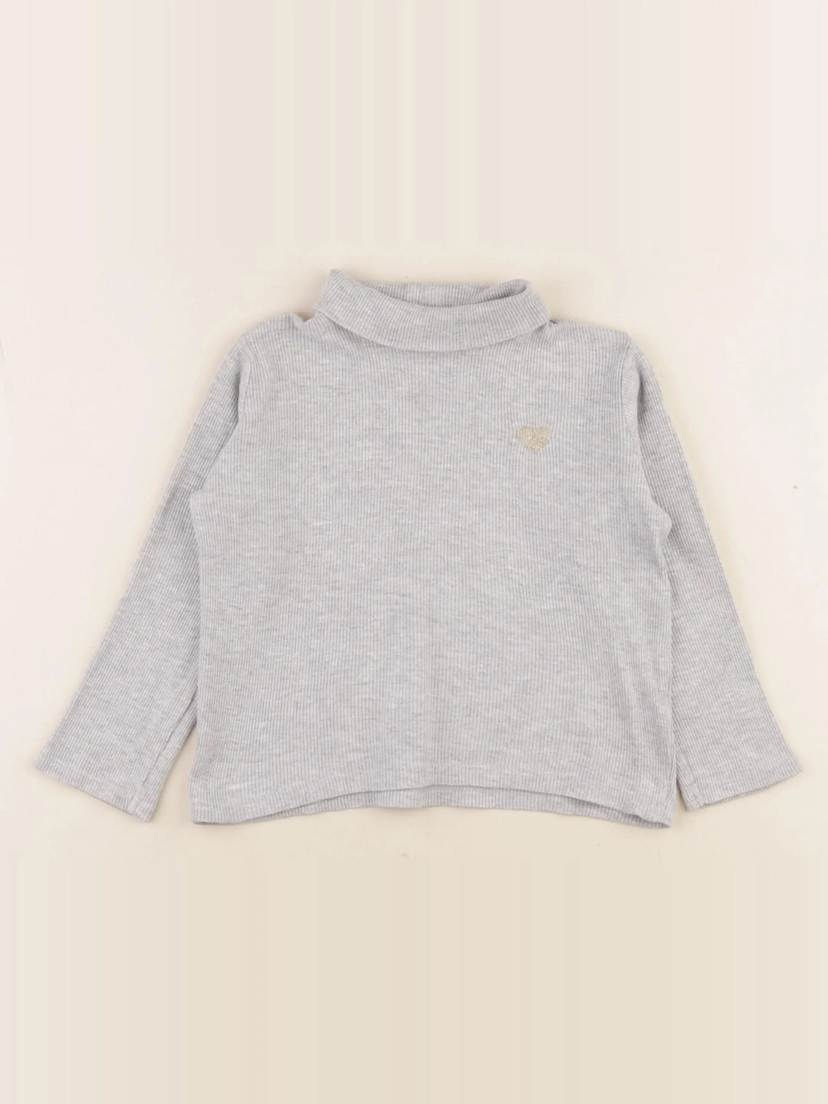 Vertbaudet - sous-pull gris - 4 ans