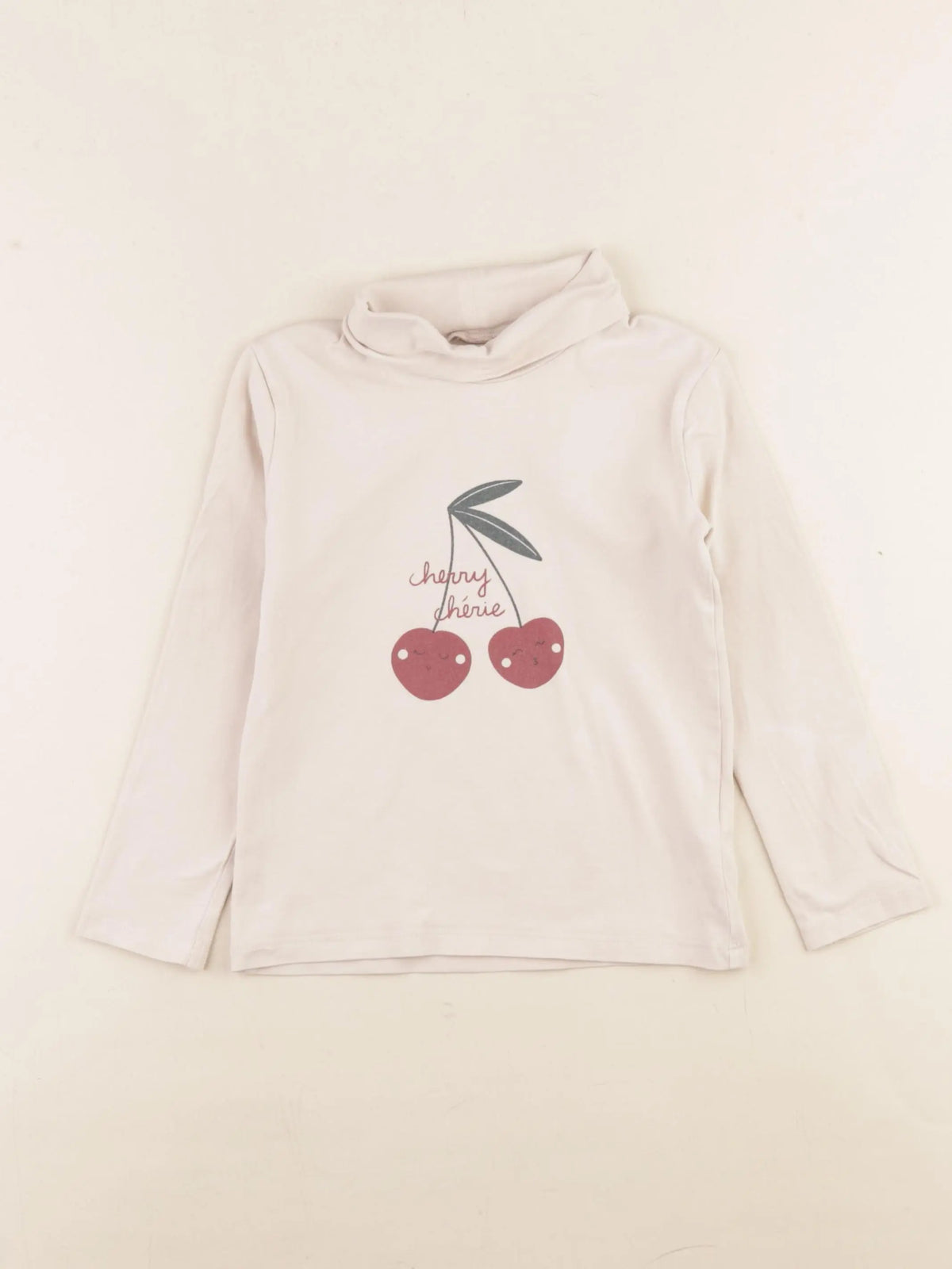 Vertbaudet - sous-pull beige - 4 ans