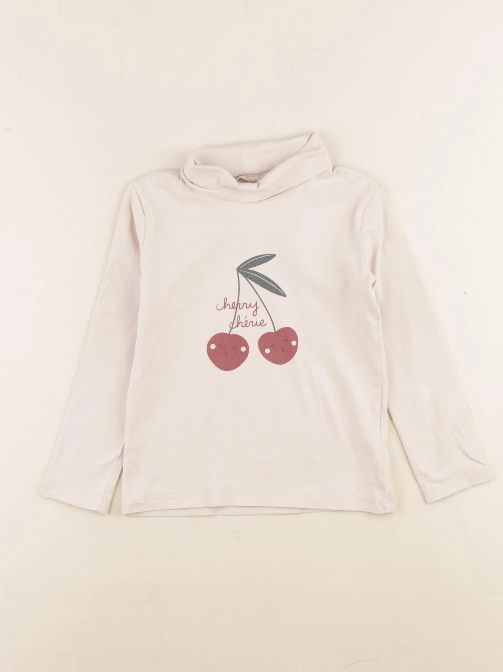 Vertbaudet - sous-pull beige - 4 ans