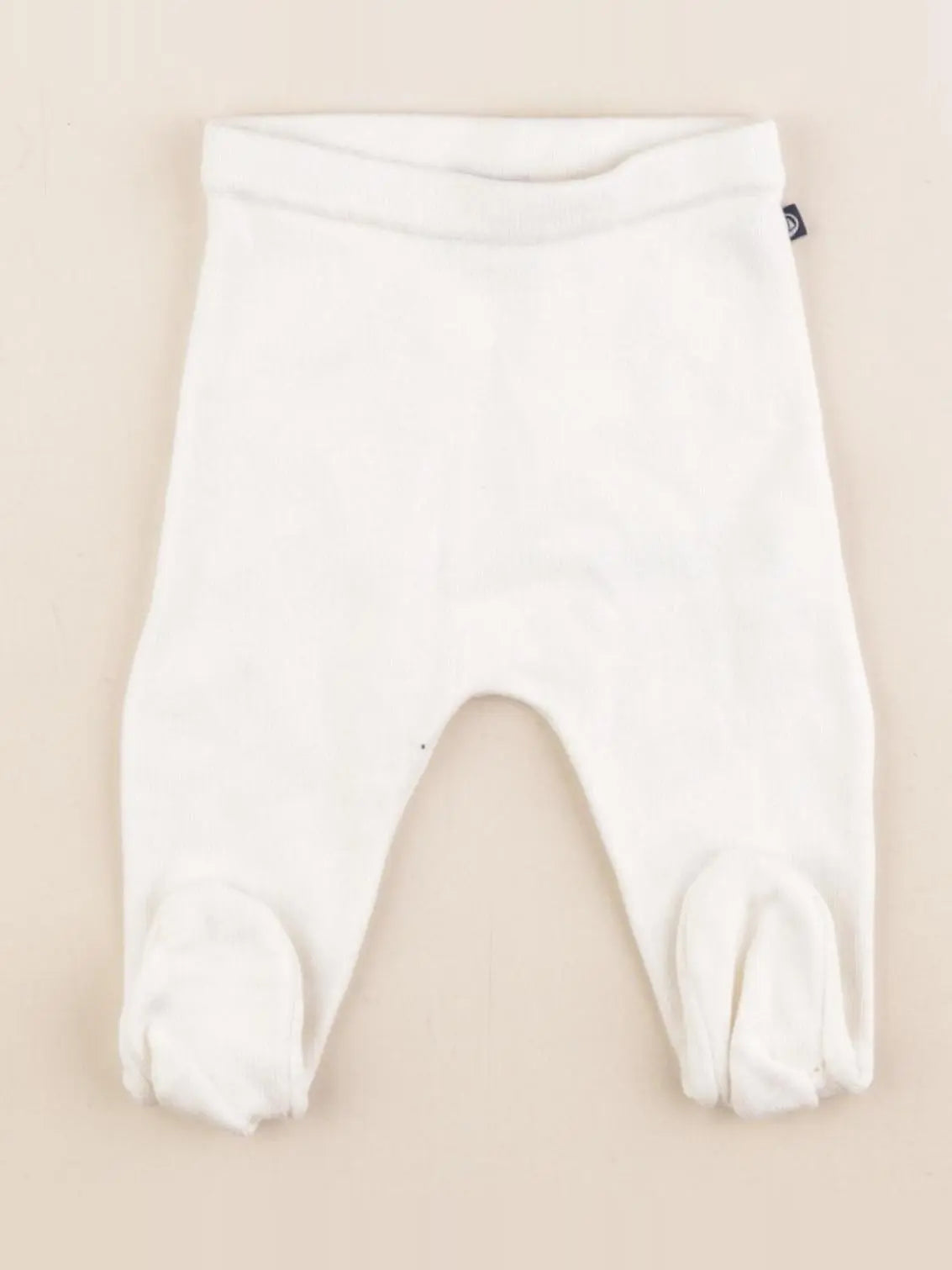 Petit Bateau - legging blanc - 1 mois