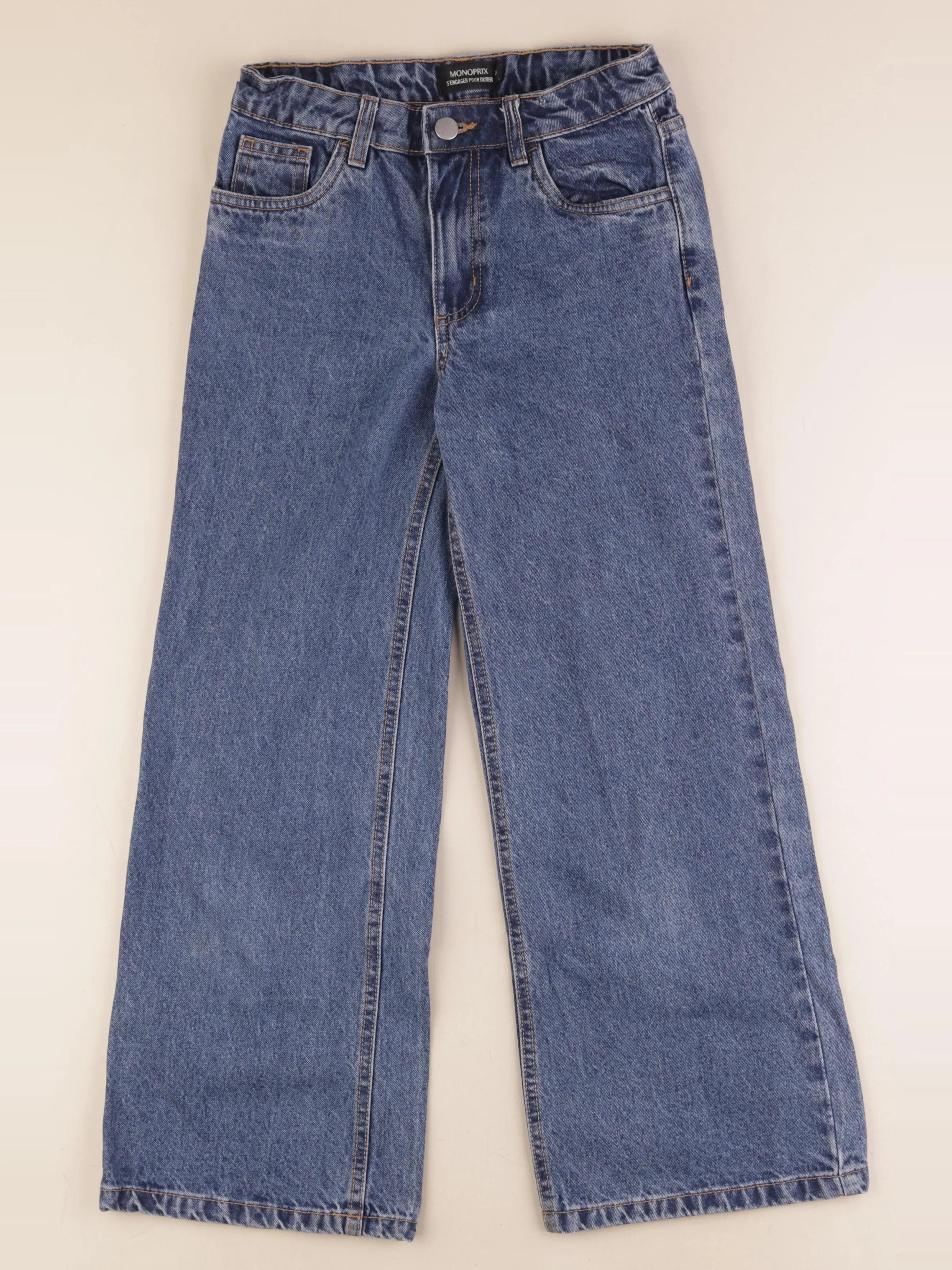 Monoprix - jean bleu - 10 ans