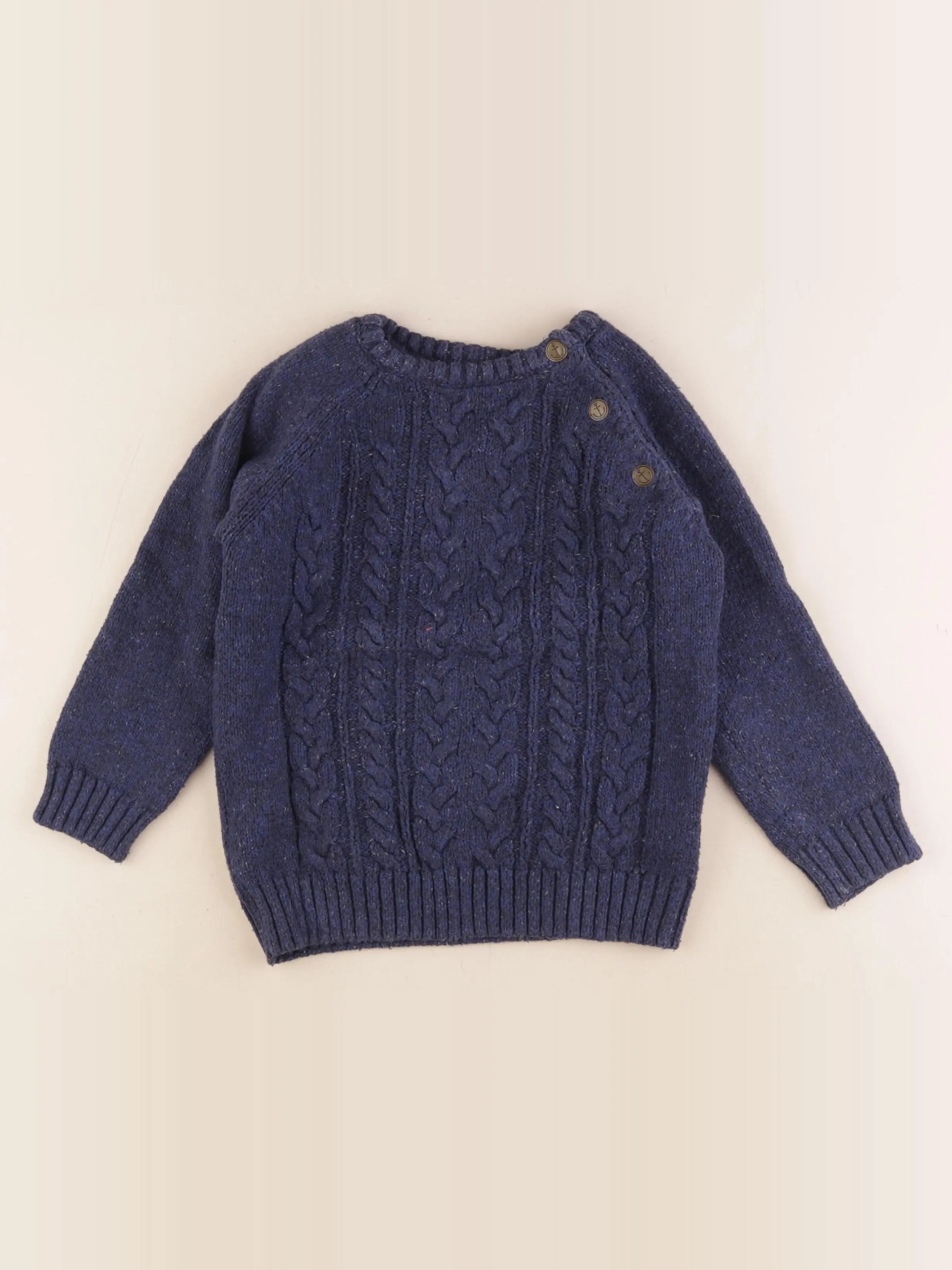 Vertbaudet - pull bleu - 5 ans