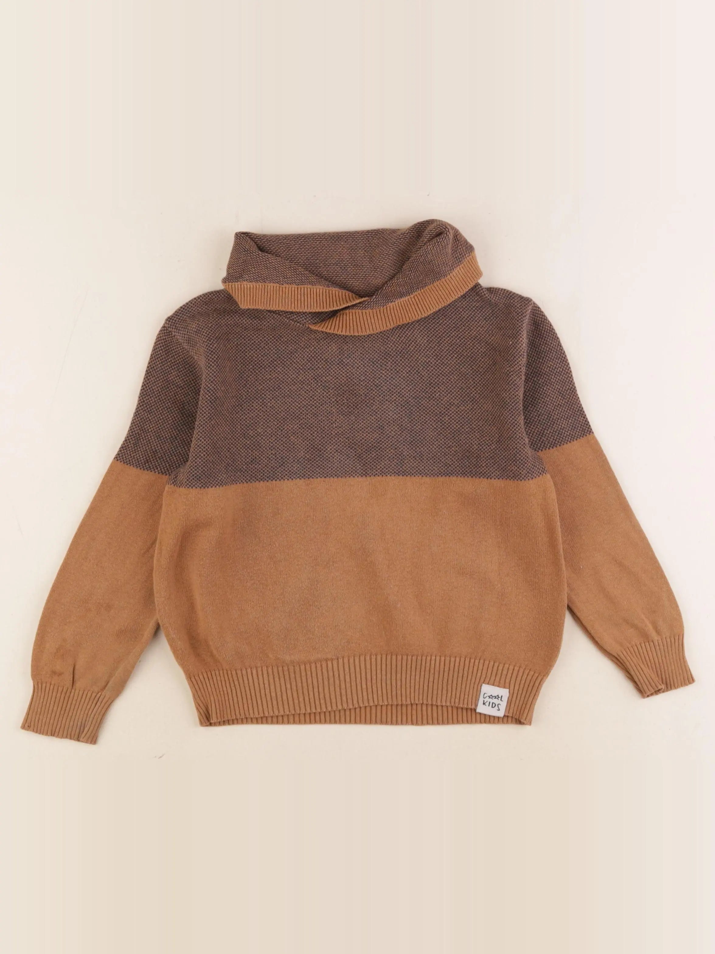 Vertbaudet - pull marron - 5 ans