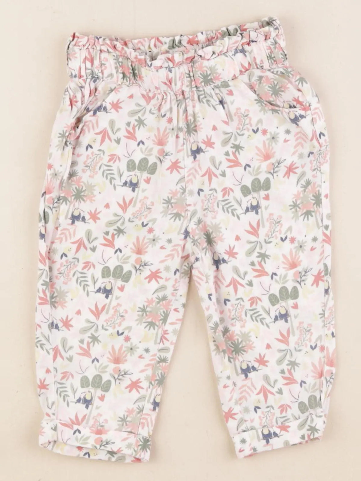Tape à l'oeil - pantalon multicolore - 9 mois