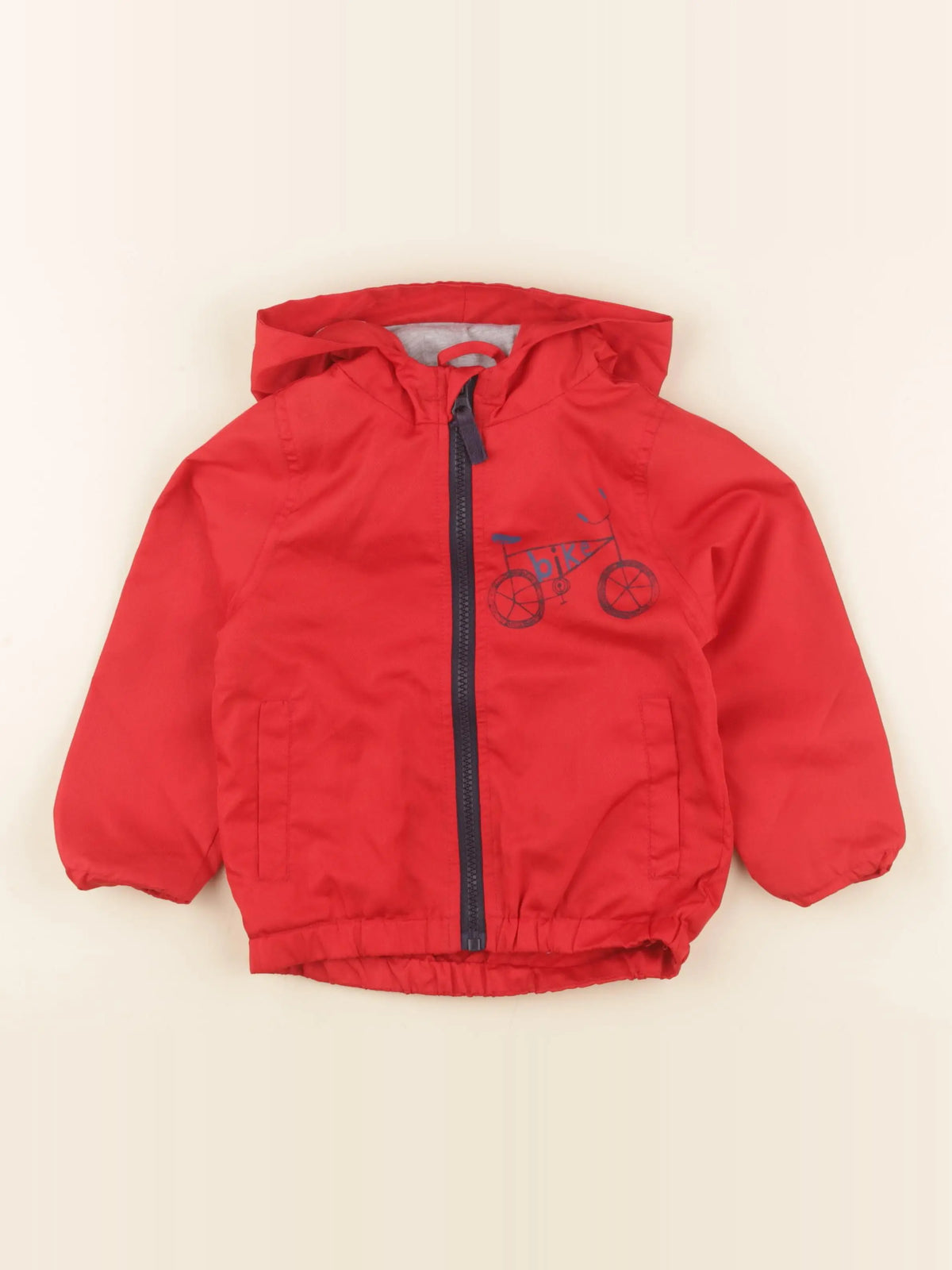 Vertbaudet - veste rouge - 3 ans