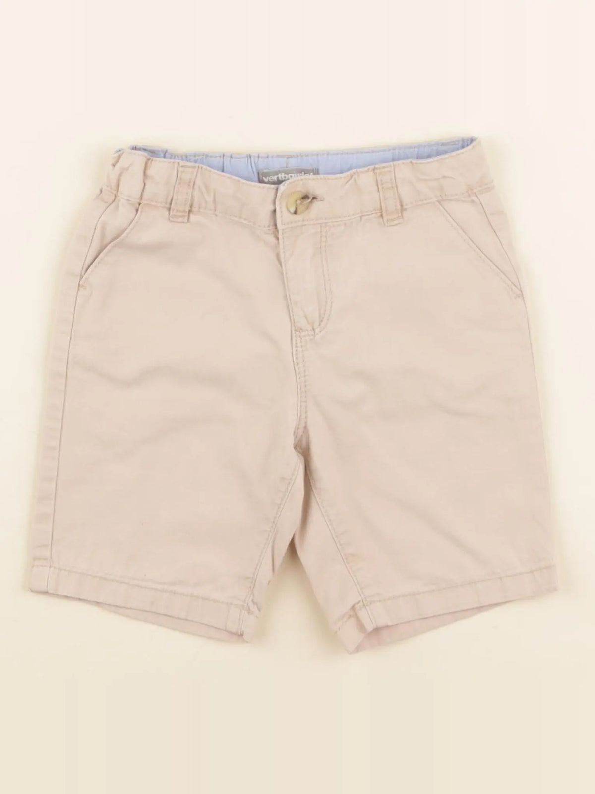 Vertbaudet - short beige - 3 ans