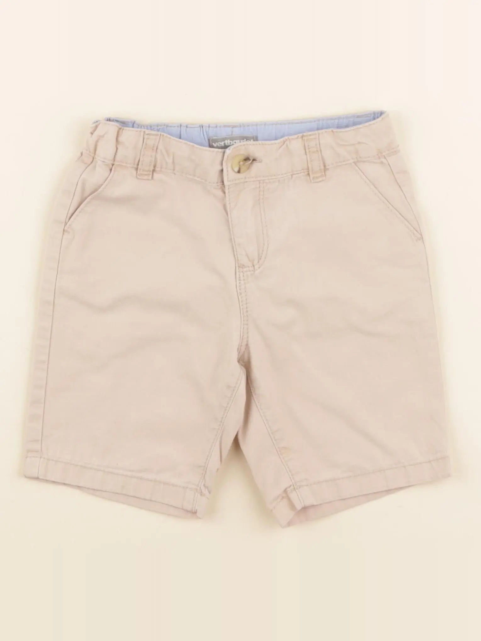 Vertbaudet - short beige - 3 ans