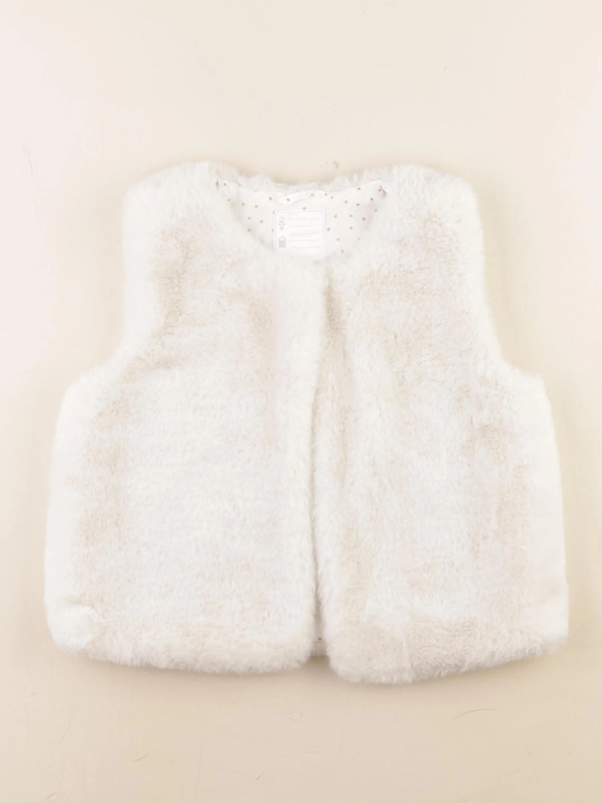 Vertbaudet - gilet blanc - 10 ans