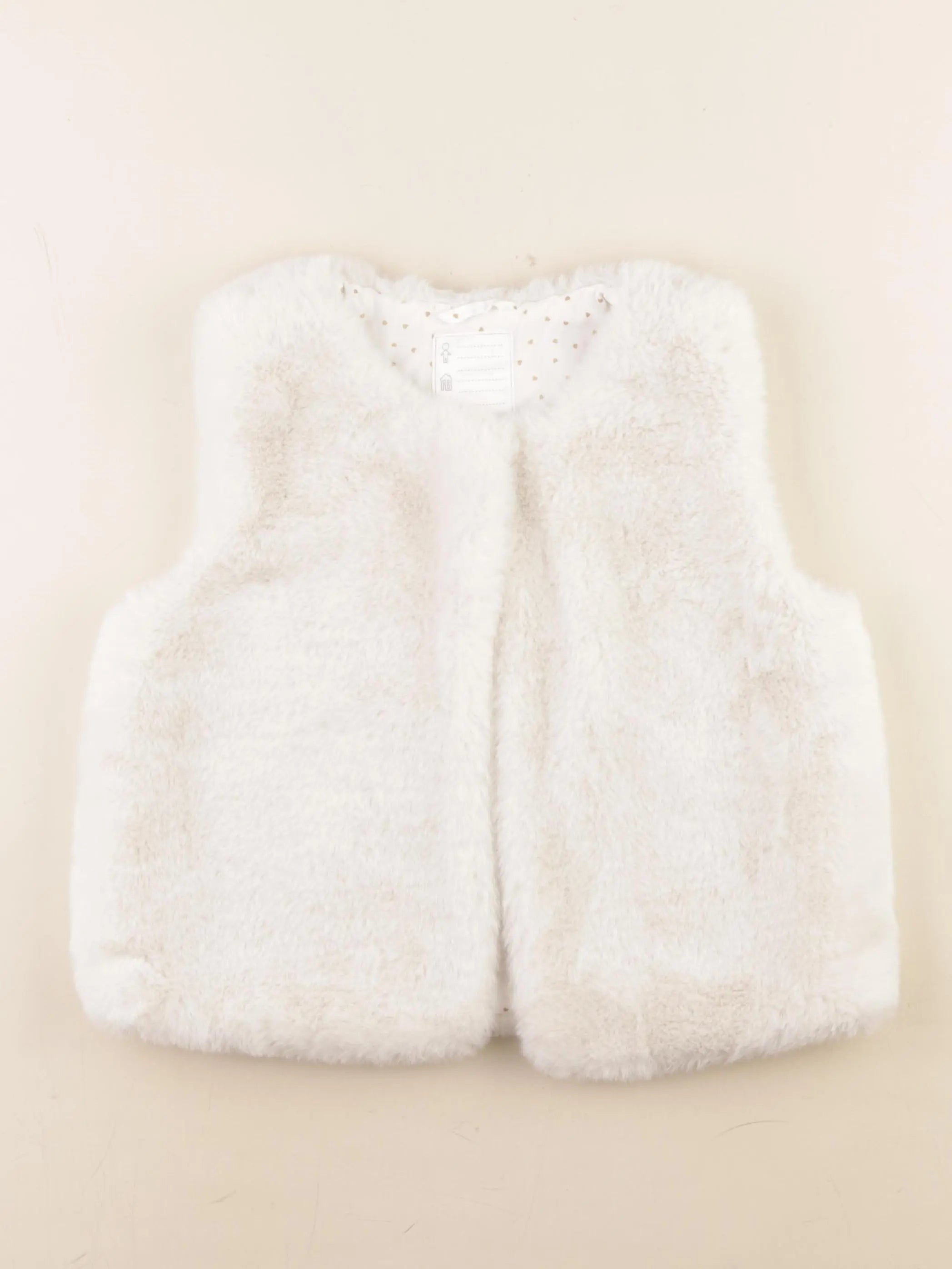 Vertbaudet - gilet blanc - 10 ans