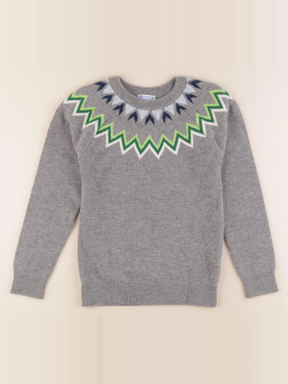 Jacadi - pull gris - 10 ans