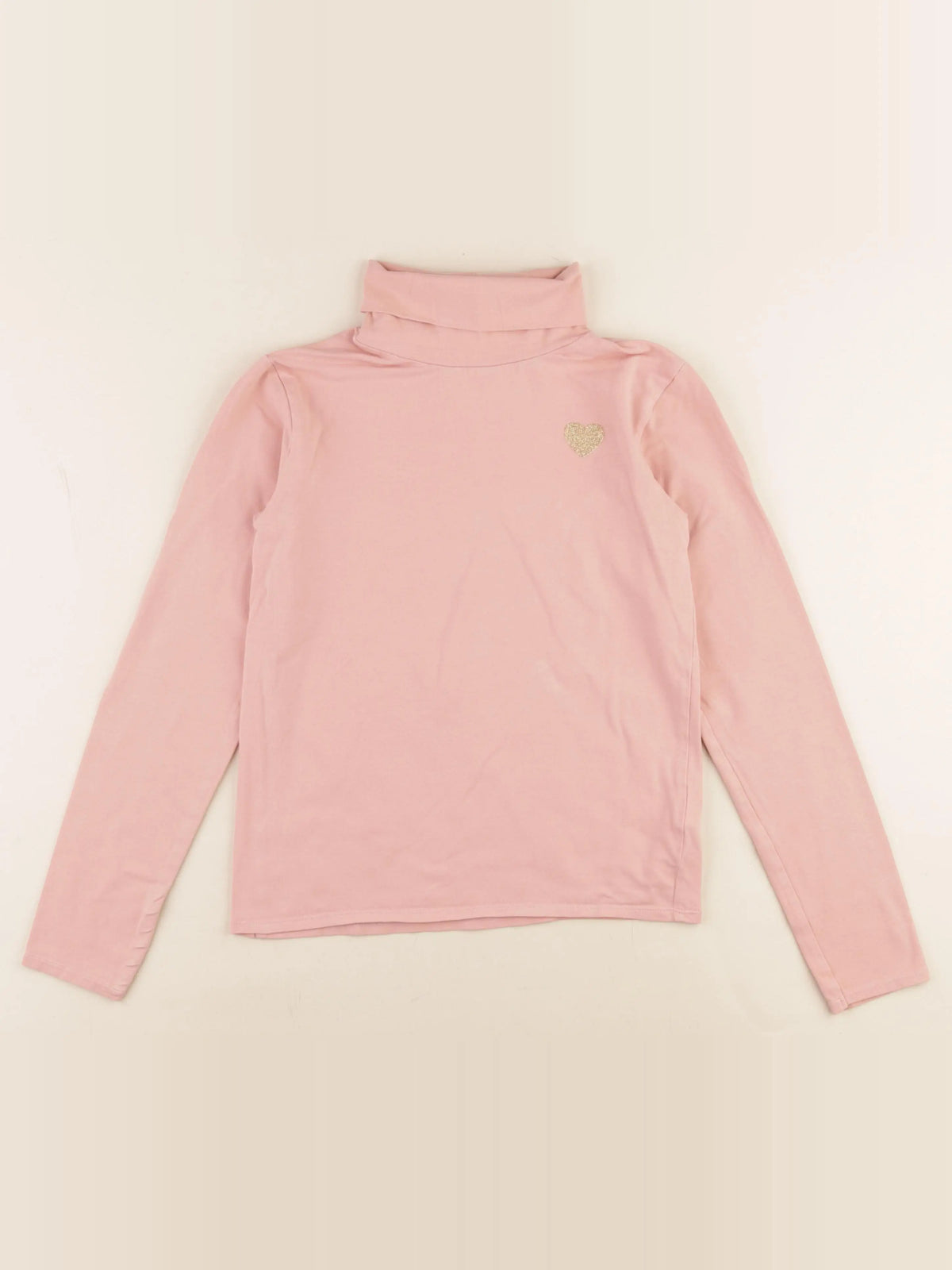 Vertbaudet - sous-pull rose - 10 ans